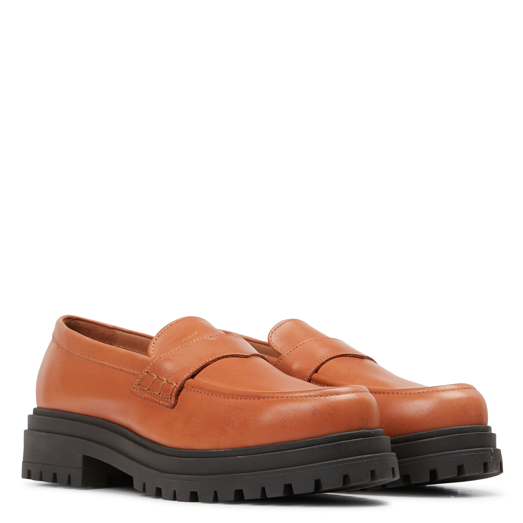 Leather loafers ALOHAS Brown