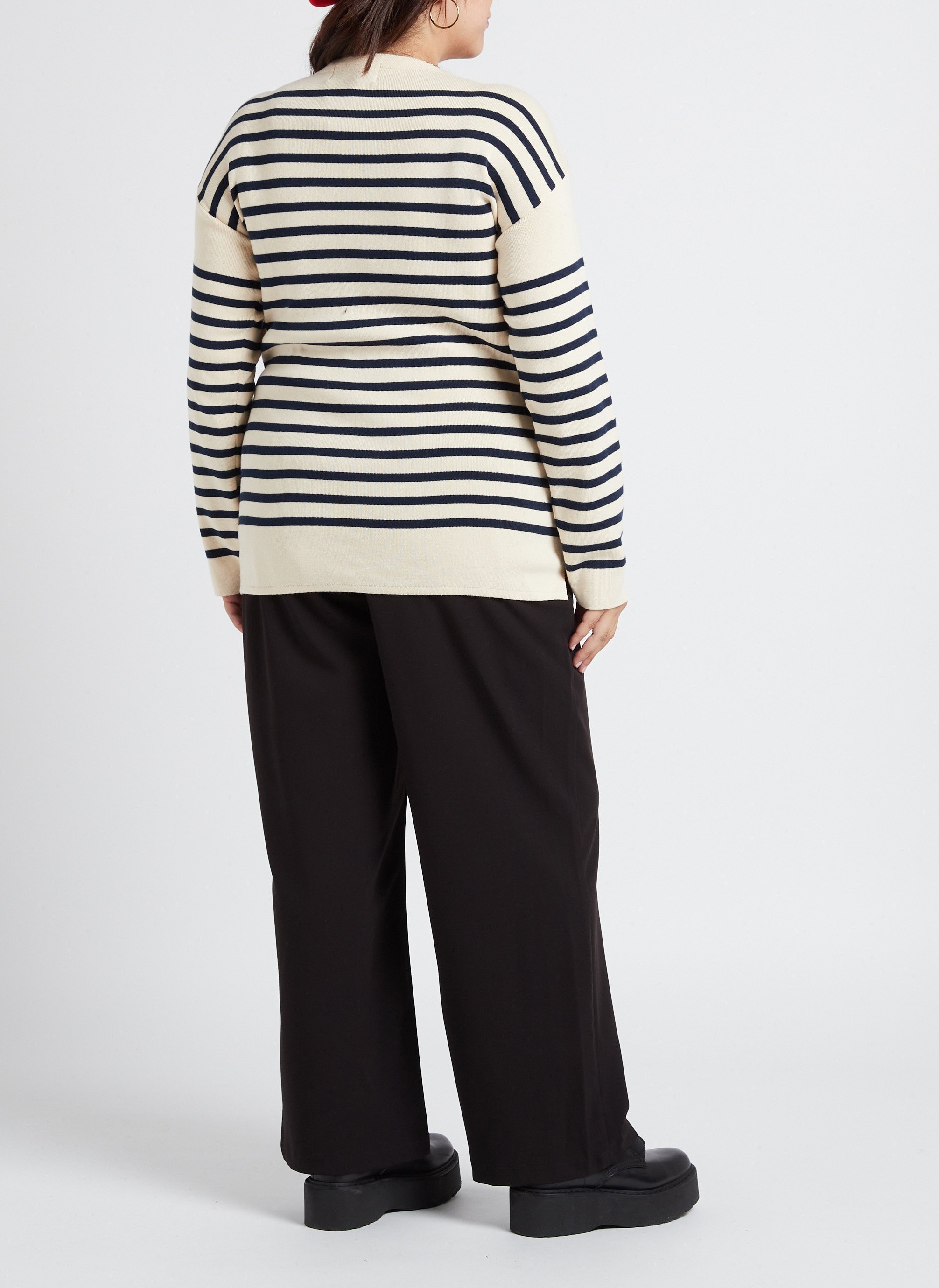 Pantalon regular fit  VERO MODA CURVE Noir