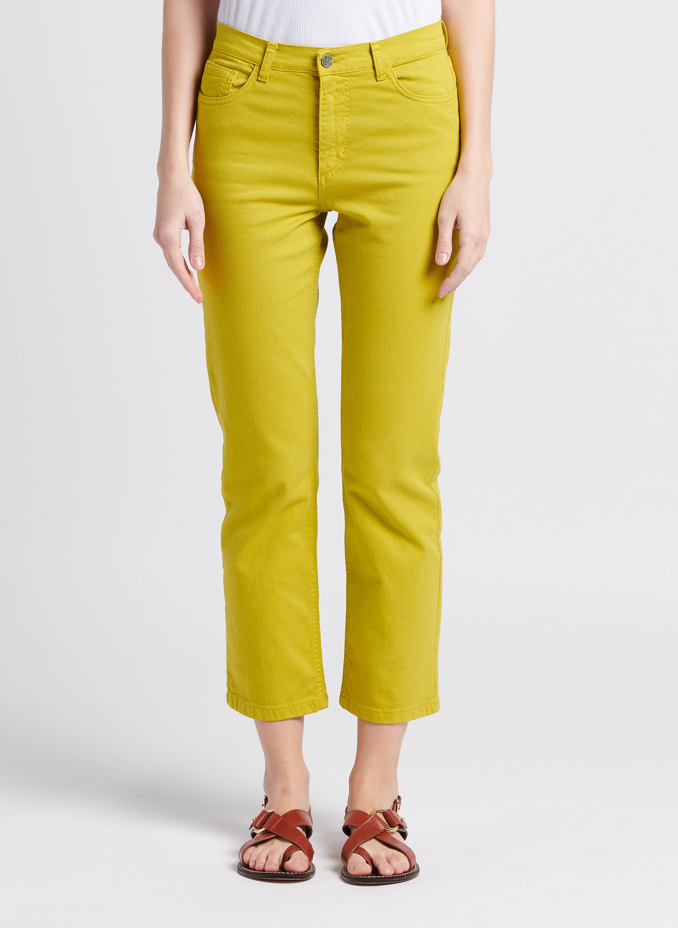 Jeans femme outlet jaune