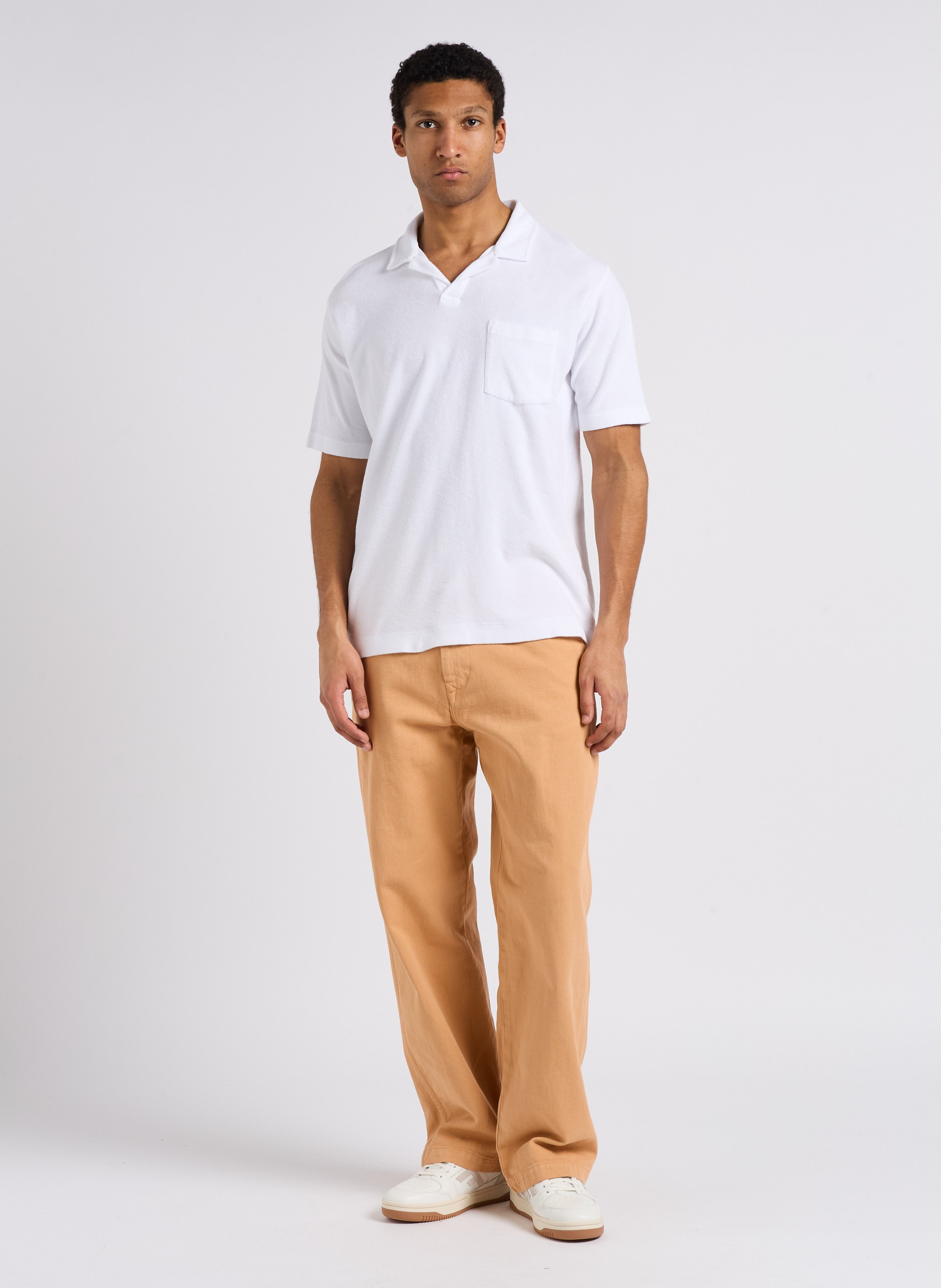 Pantalon large en coton HOMECORE Rose