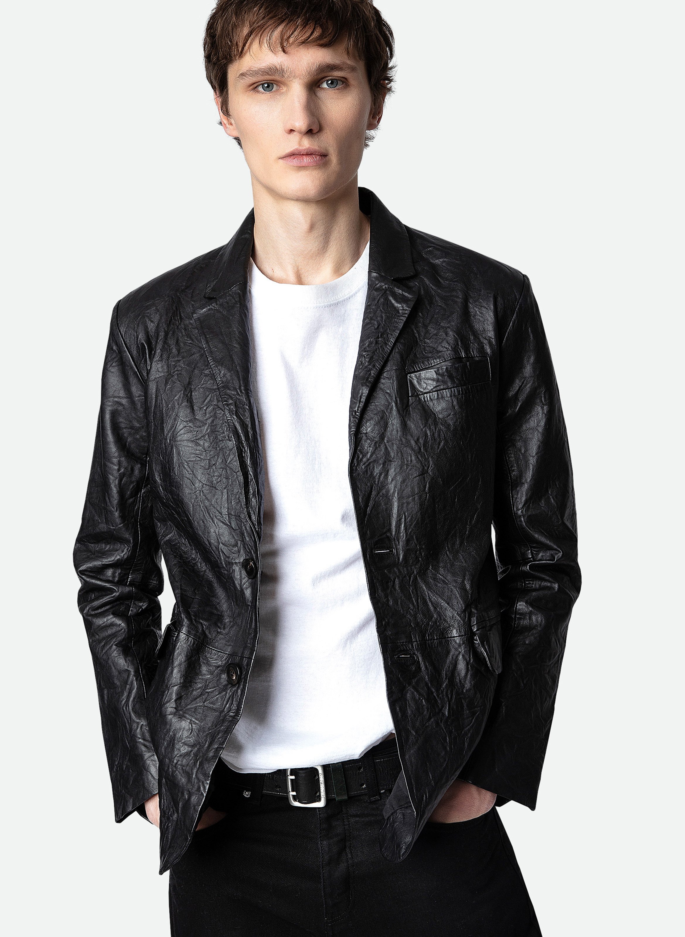 ZADIG&VOLTAIRE レザージャケット ZADIG&VOLTAIRE - 美品 ZADIG & VOLTAIRE ラムレザー レザー