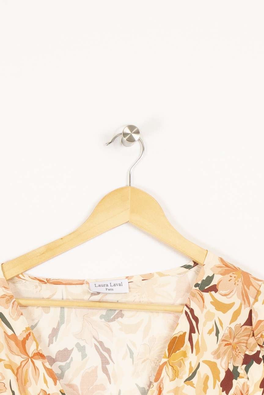 Long dress Laura Laval - Seconde Main Multicolored