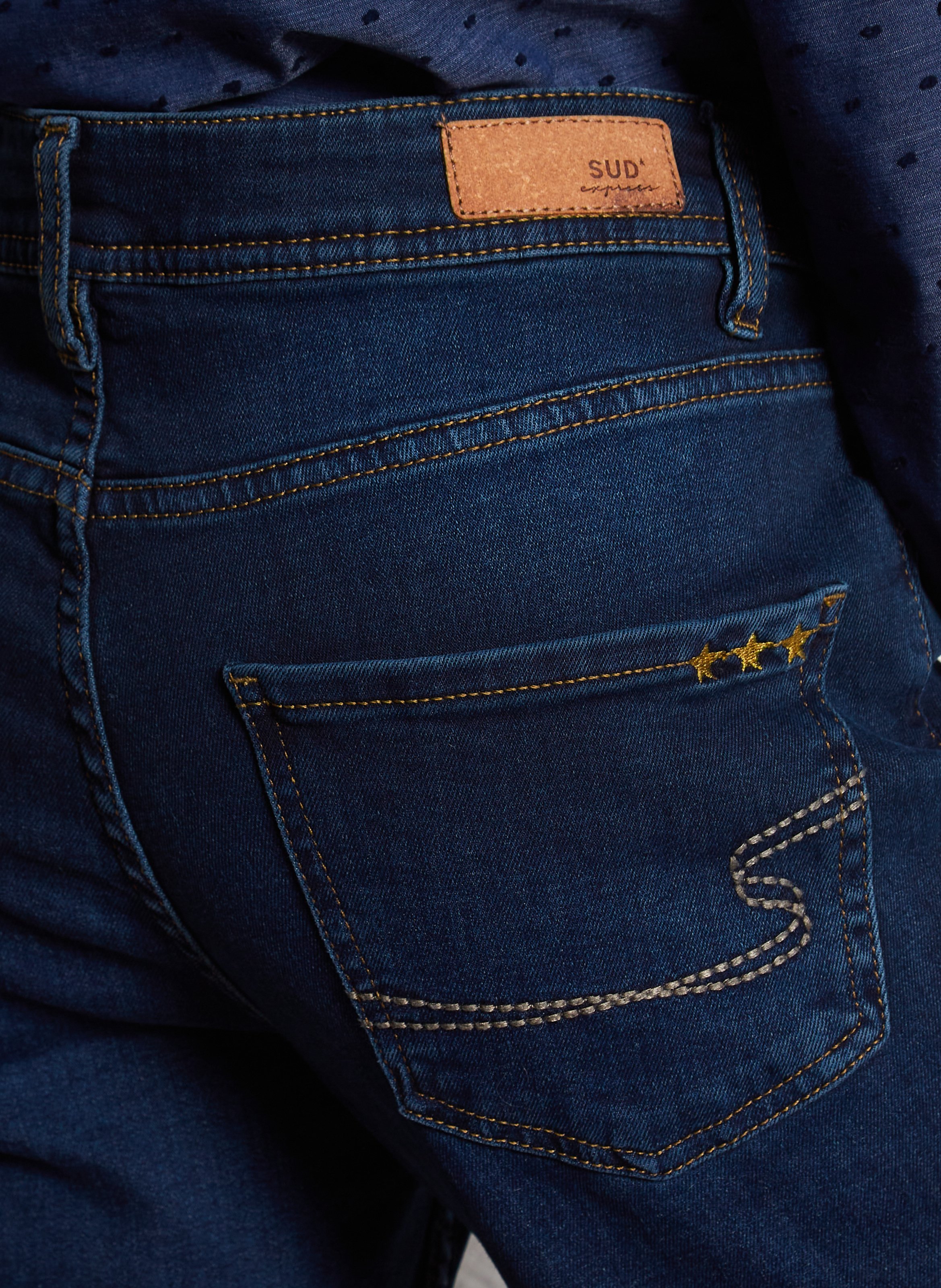 Cotton-blend boyfit jeans SUD EXPRESS Blue