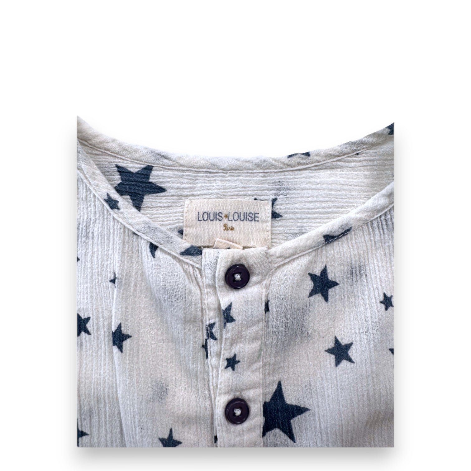 White child's blouse - 4 years LOUIS LOUISE - Seconde Main White
