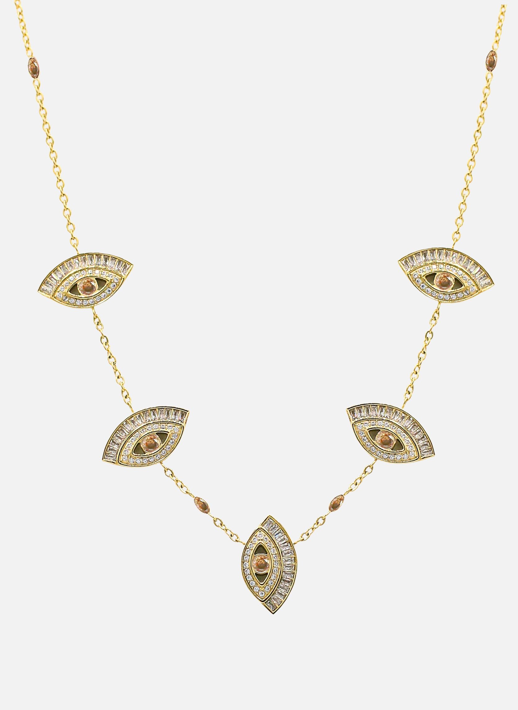 Cleopatra chain necklace AEC Paris Yellow