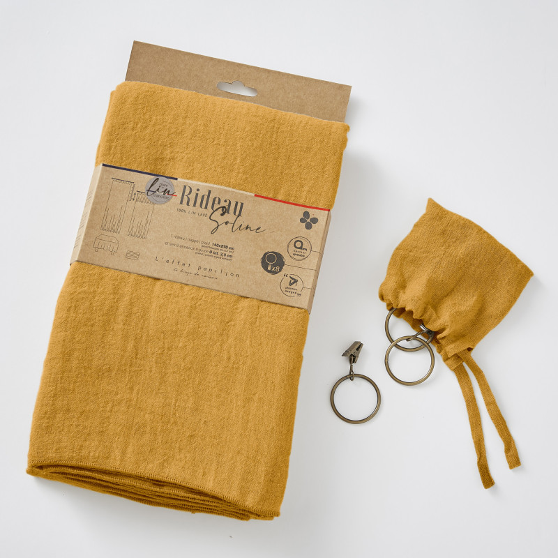 Blackout and Thermal Curtains Yellow