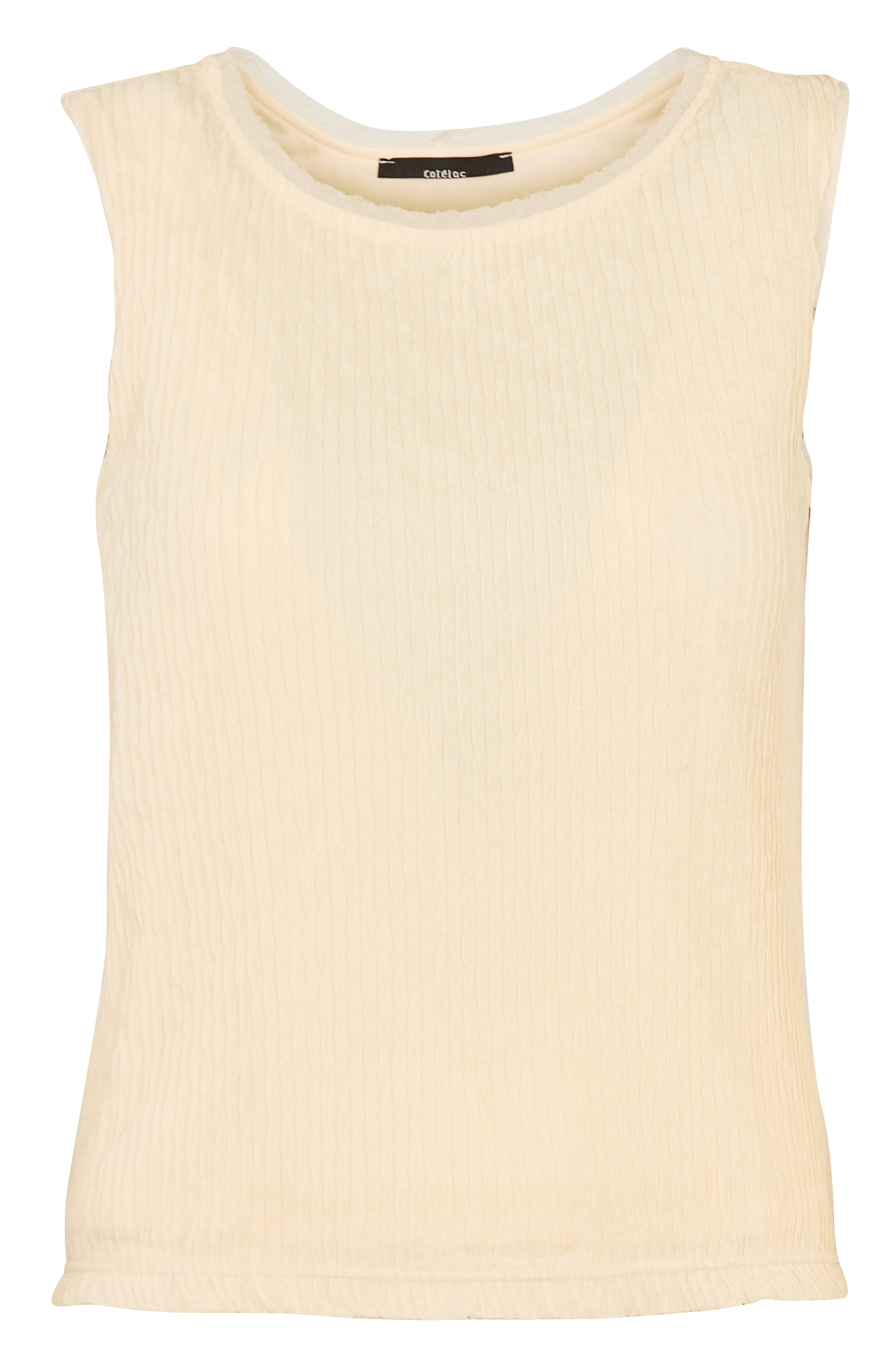 Débardeur droit plissé COTELAC Blanc