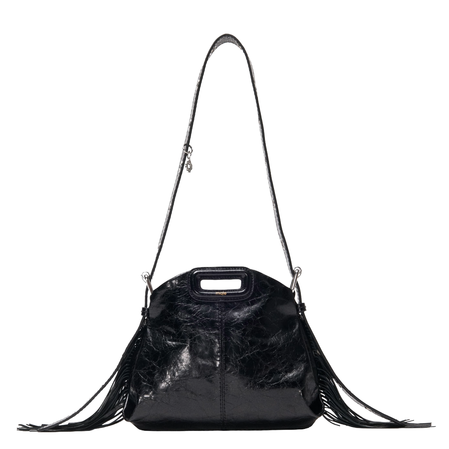 Sac porté épaule en cuir MAJE