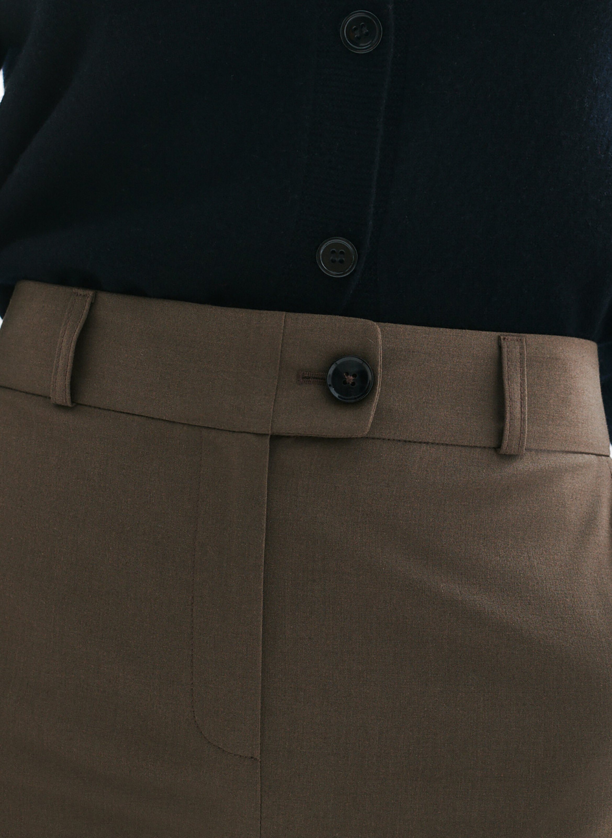 Carrot trousers CAROLL Brown