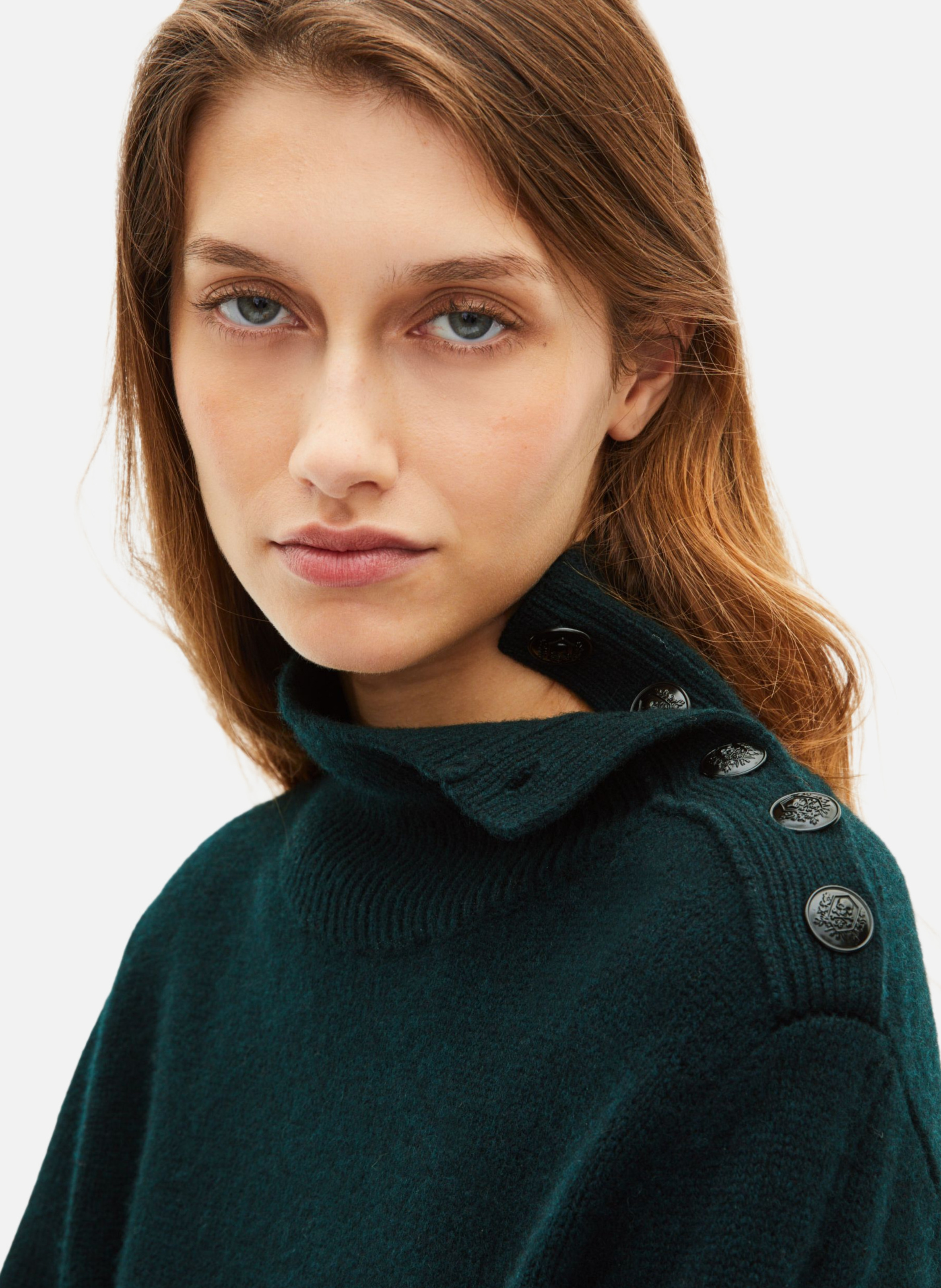 Malilen short wool dress Green