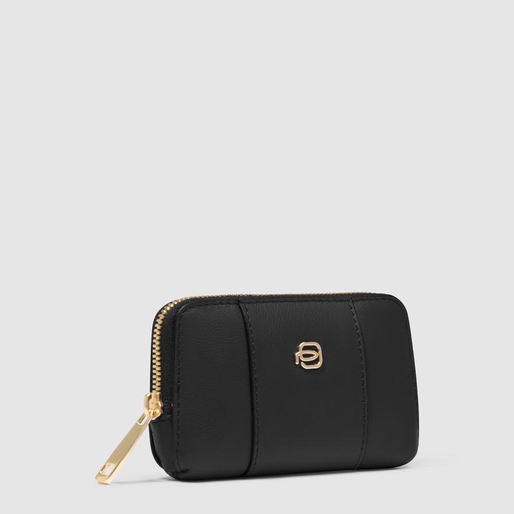 Leather key case PIQUADRO Black