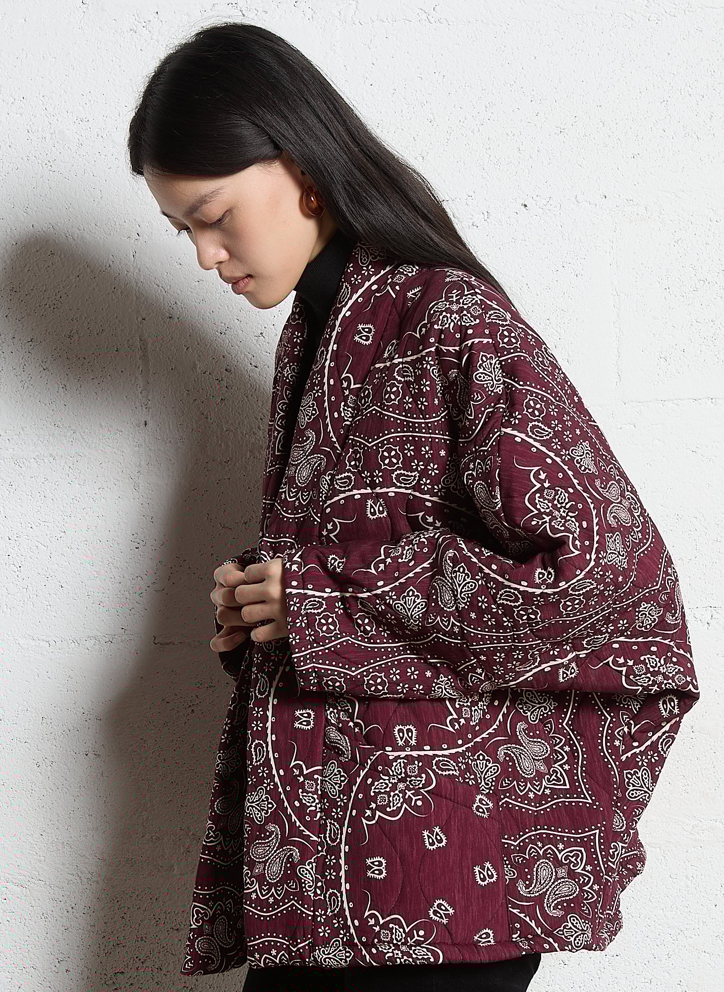 Schalkragenjacke AOKYANOS Rot