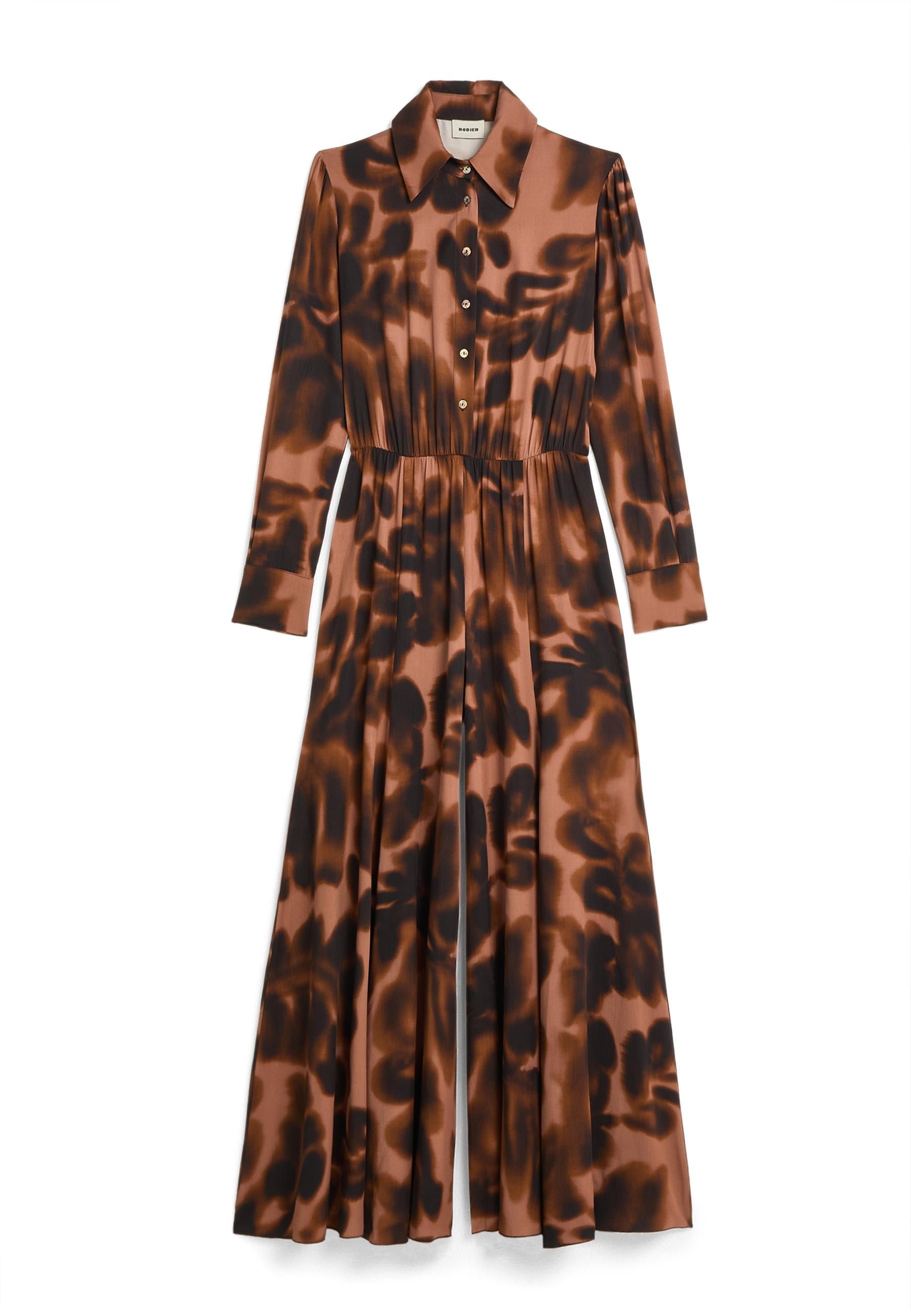 Printed jumpsuit RODIER Brown