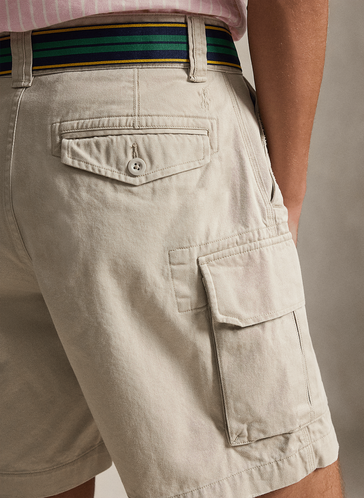 High-waisted denim shorts POLO RALPH LAUREN Grey