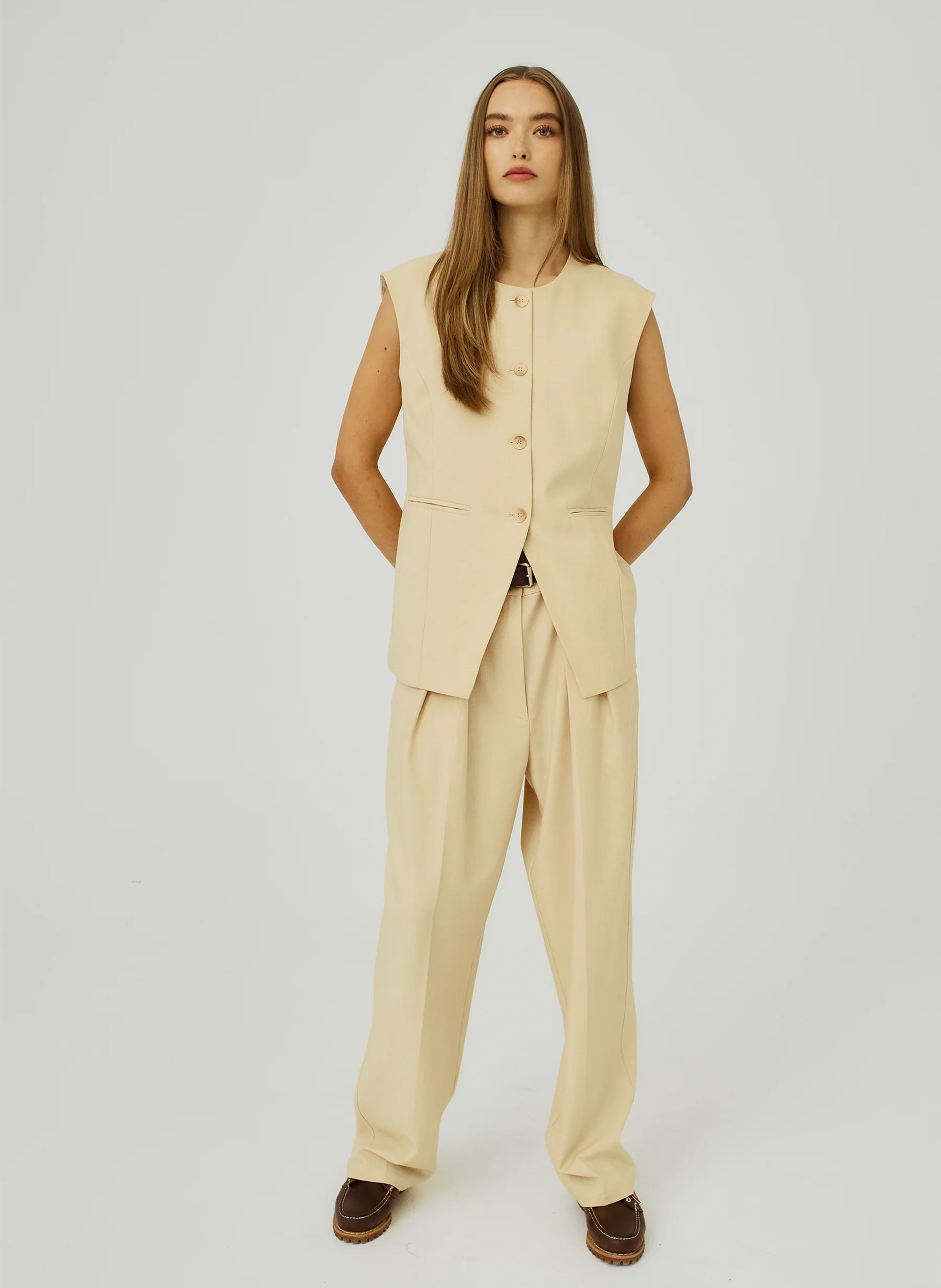 Ärmellose Weste NORR Gelb