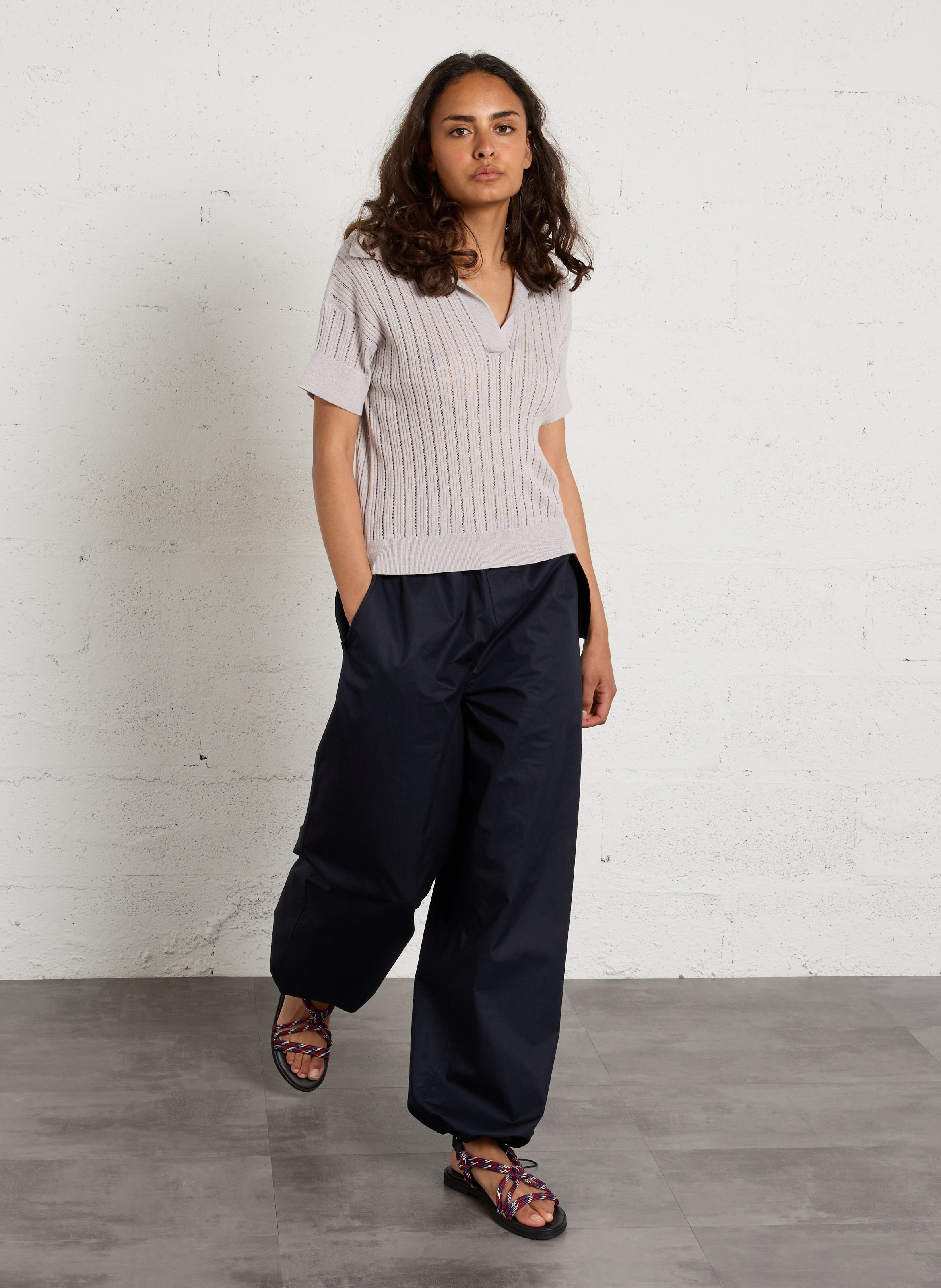 Sandales plates TORAL Rouge