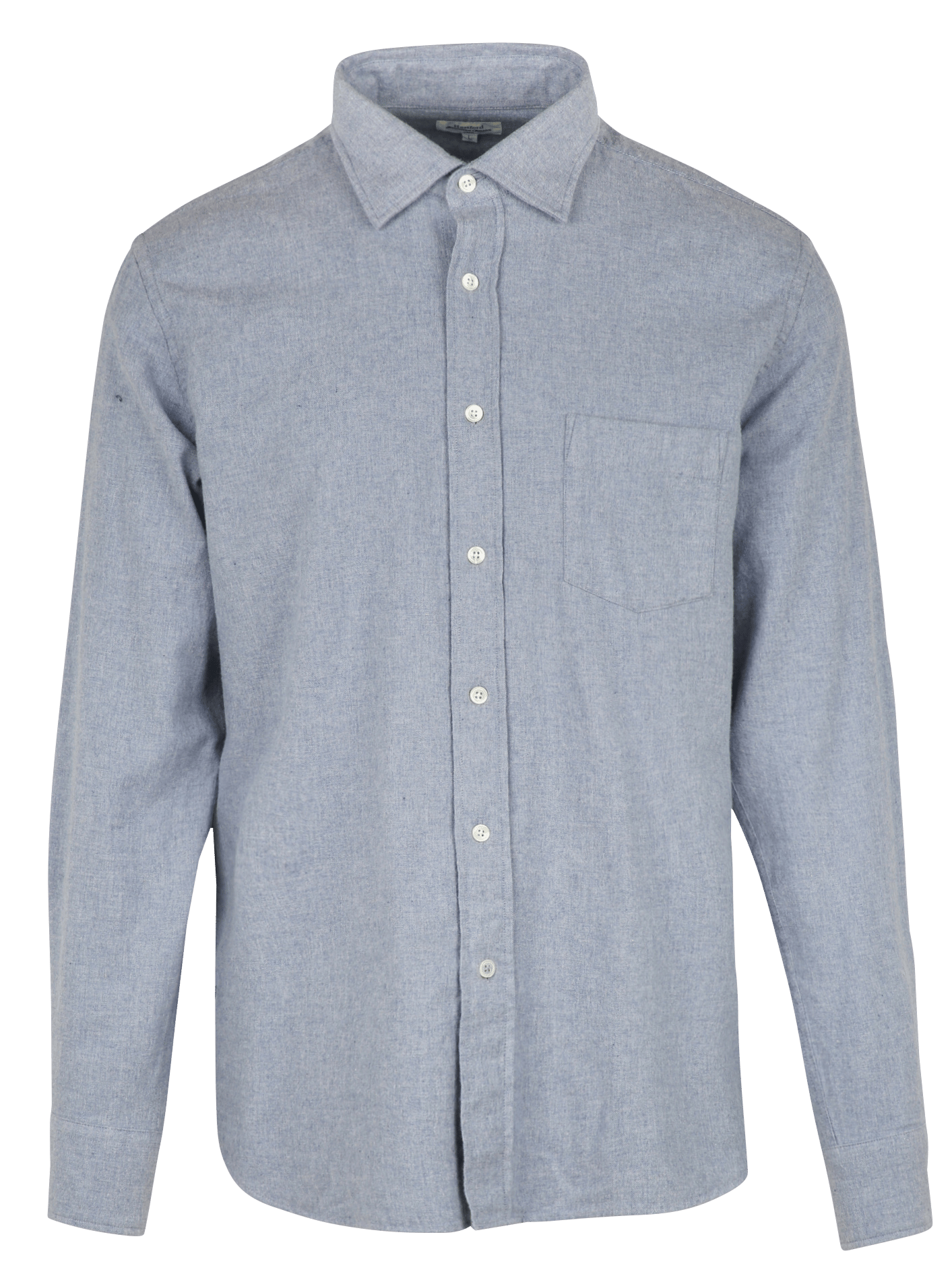 Cotton shirt with classic collar HARTFORD Blue