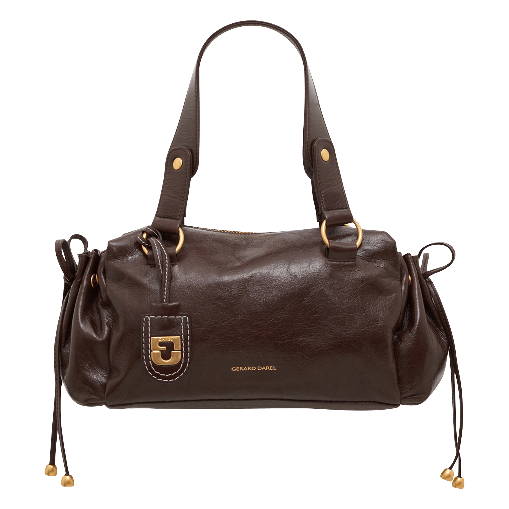 Leren schoudertas GERARD DAREL Bruin
