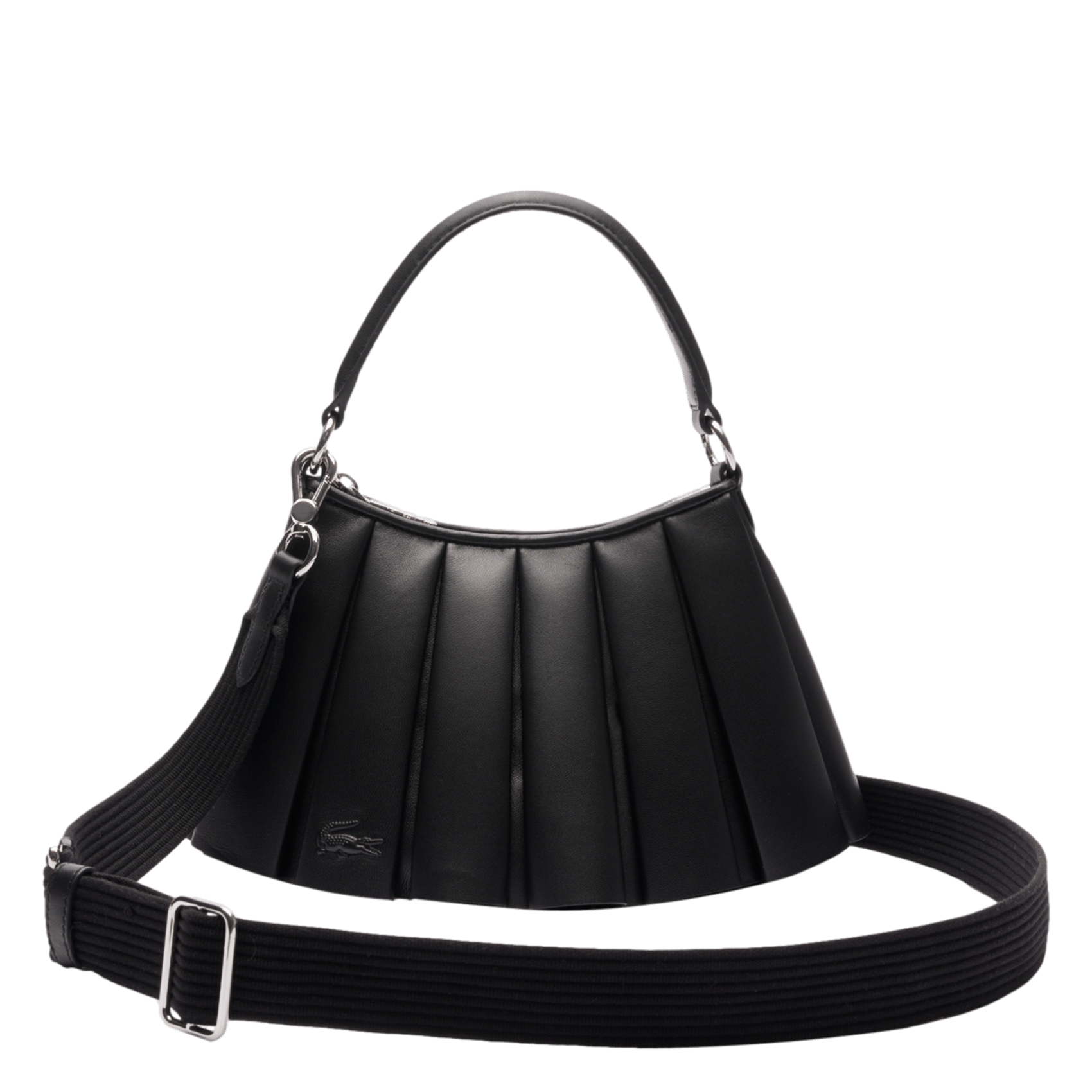 Sac à main petit Lenglen Défilé en cuir LACOSTE