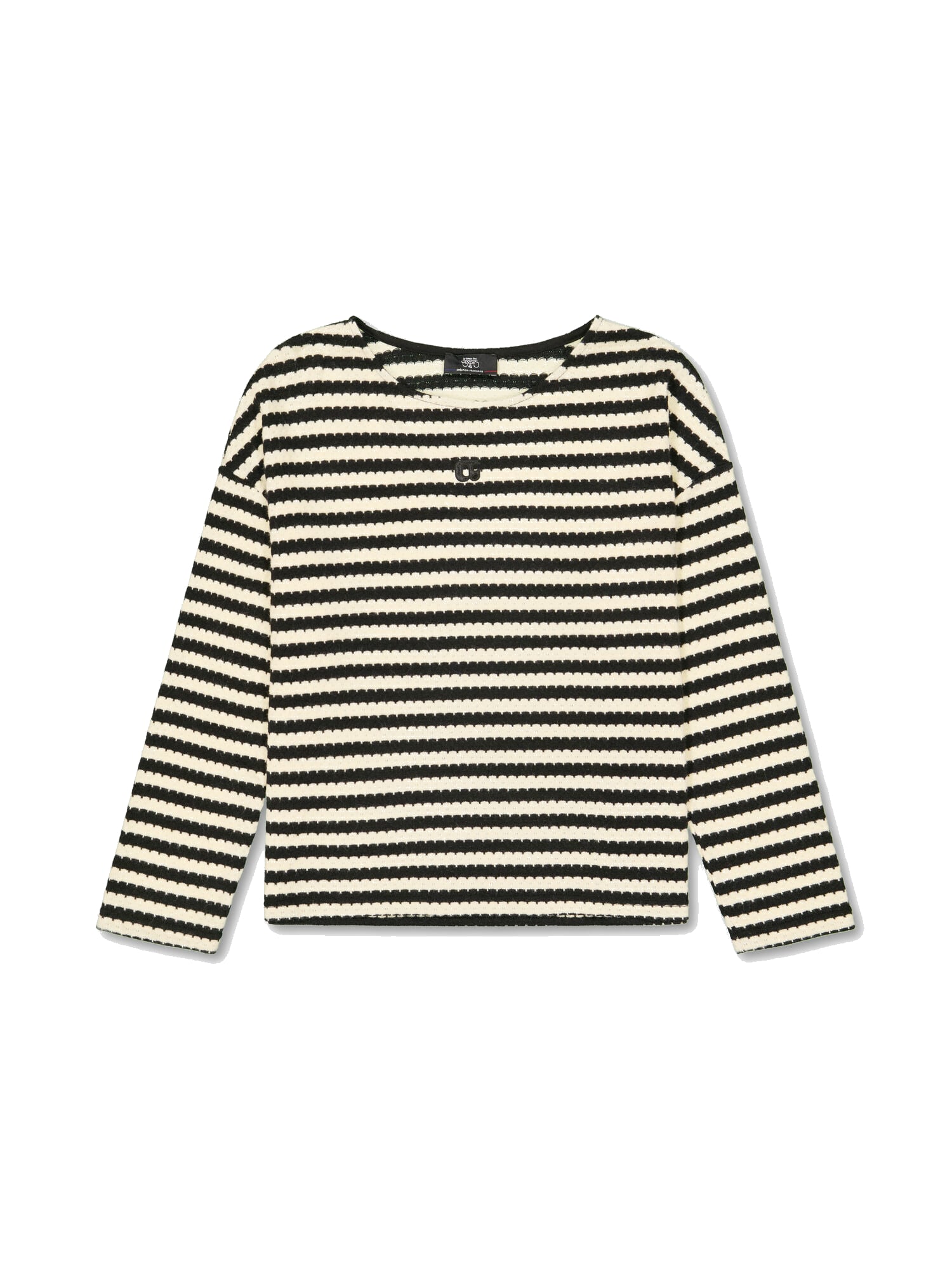 Round-neck T-shirt LE TEMPS DES CERISES Black
