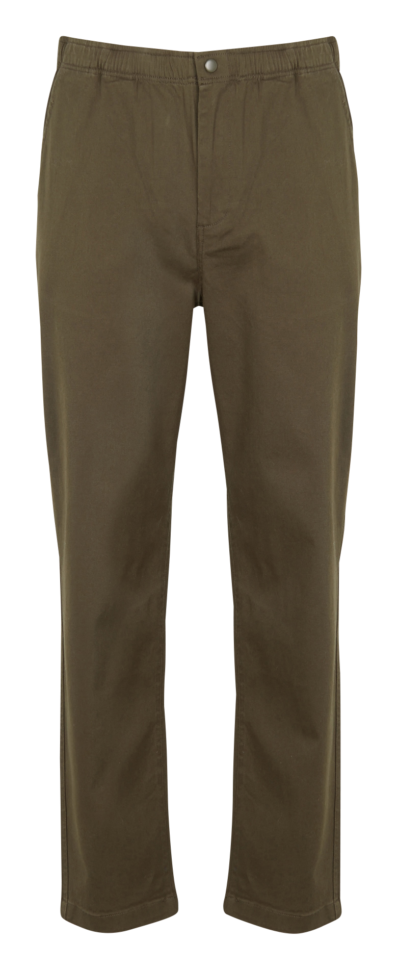 Straight-leg cotton-blend pants MINIMUM Green