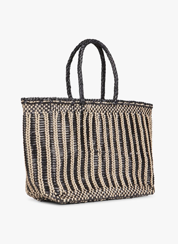 Gevlochten Leren Mand Black Paper Dragon Diffusion Dames 8852 BLACK PAPER BLACK PAPER Place des Tendances Nederland