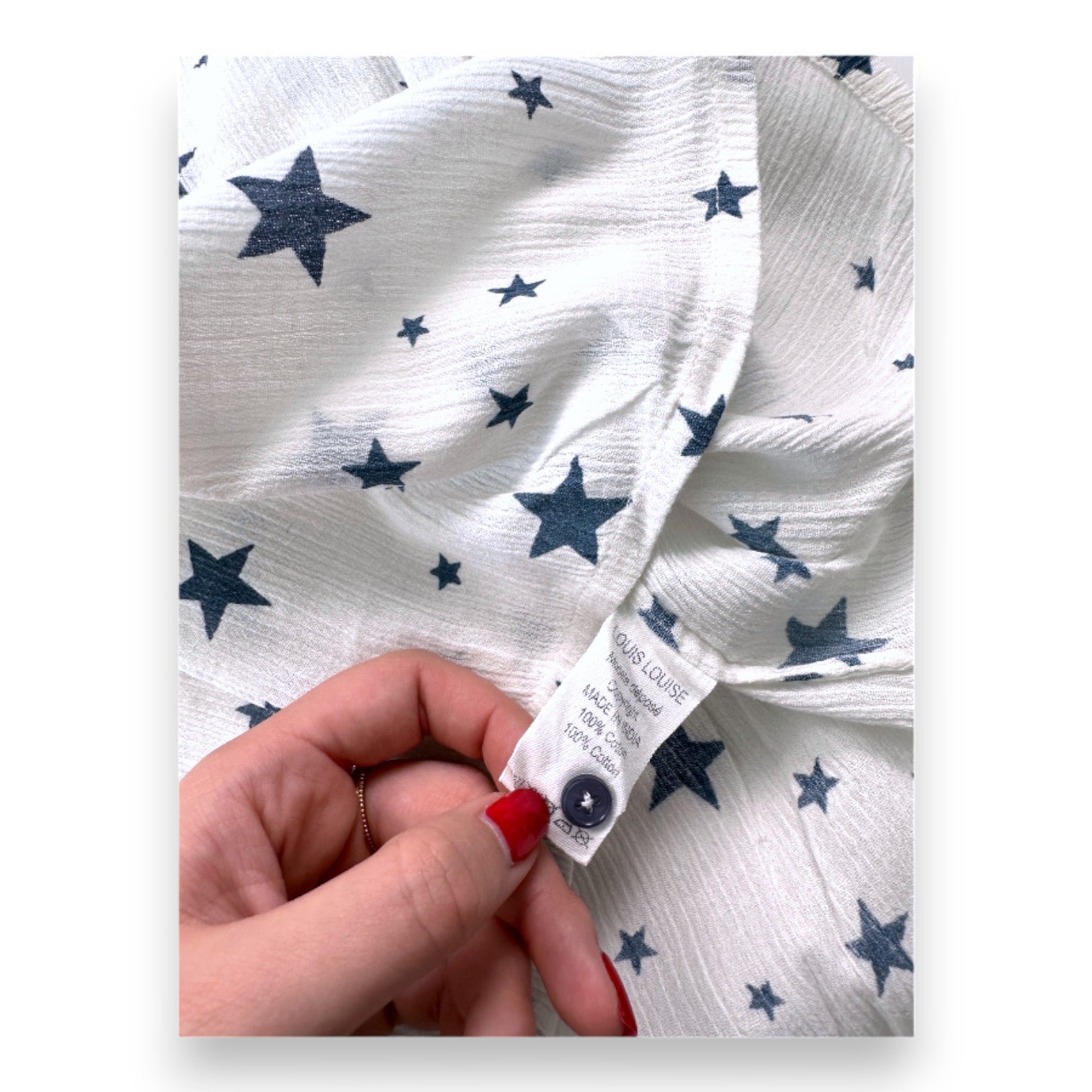 White child's blouse - 4 years LOUIS LOUISE - Seconde Main White