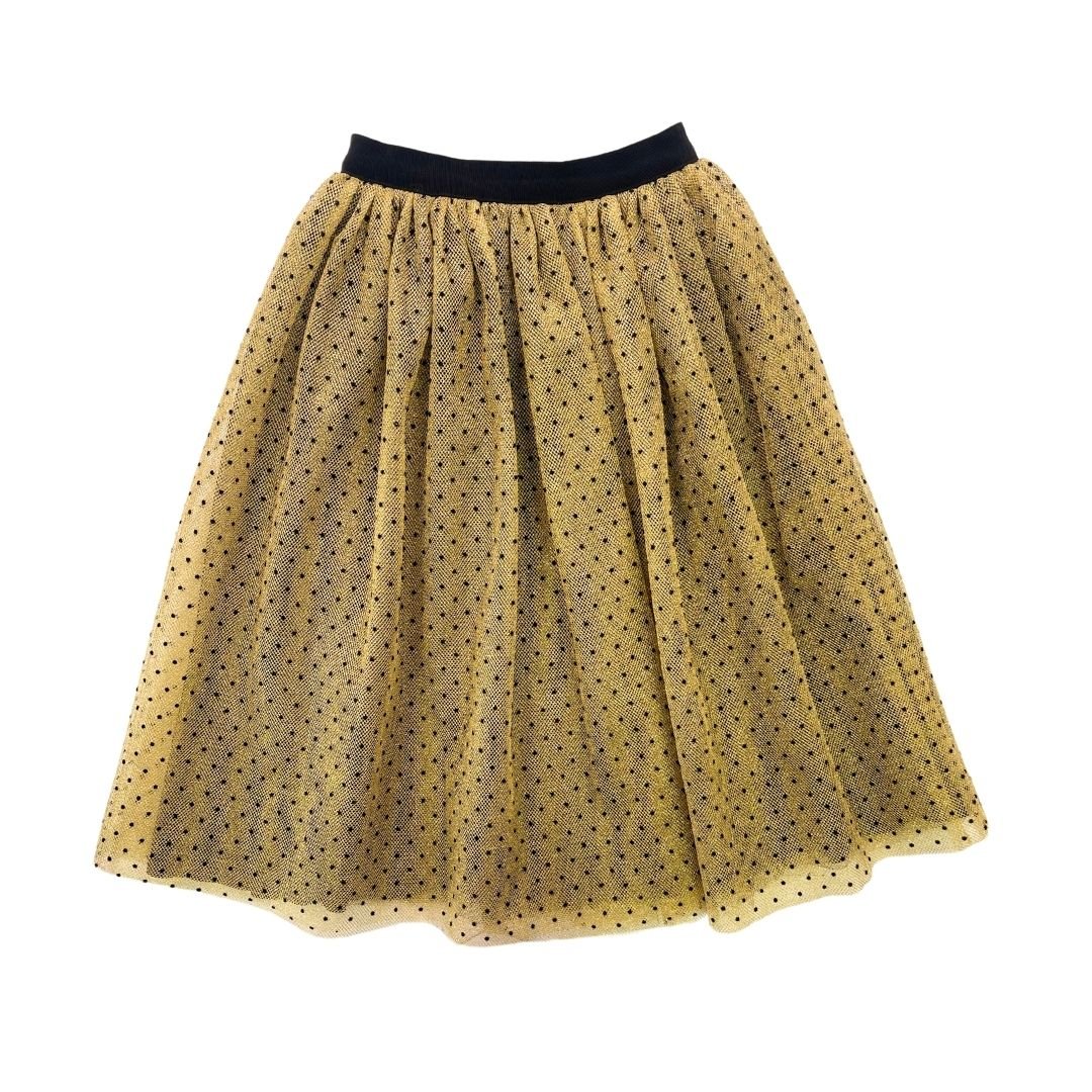 Gold child's skirt - 6 years BONPOINT - Seconde Main Golden