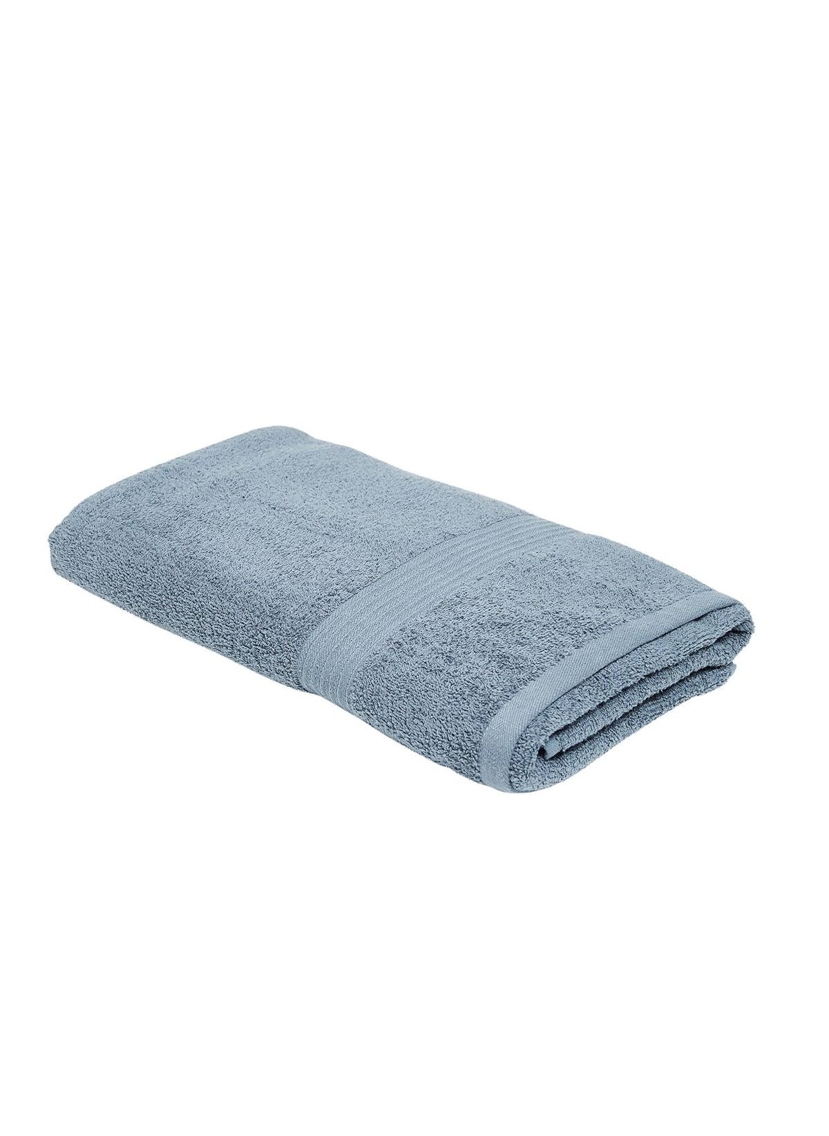 Plain cotton bath towel TODAY LINGE DE MAISON Blue