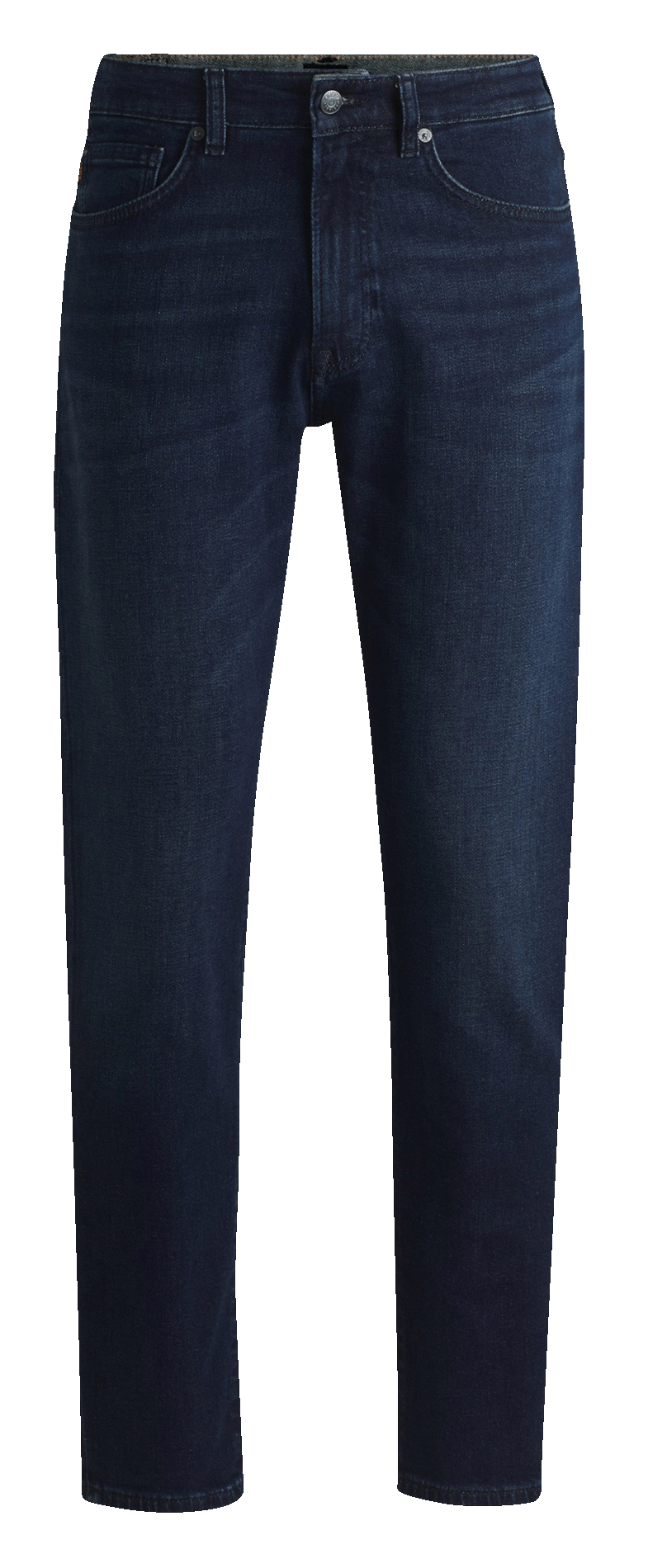 Cotton-blend tapered jeans Blue