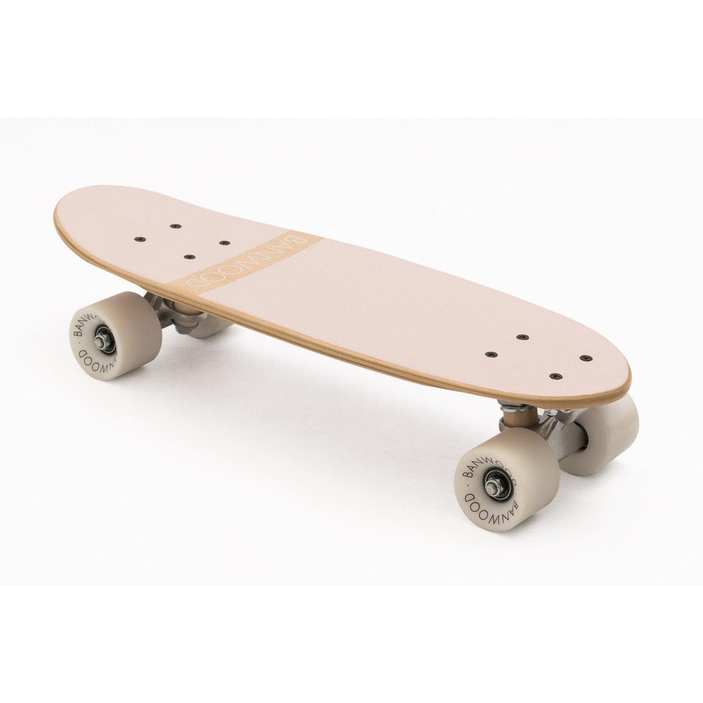 Canadian maple cream skateboard for balance skating 3+ years Banwood Pink