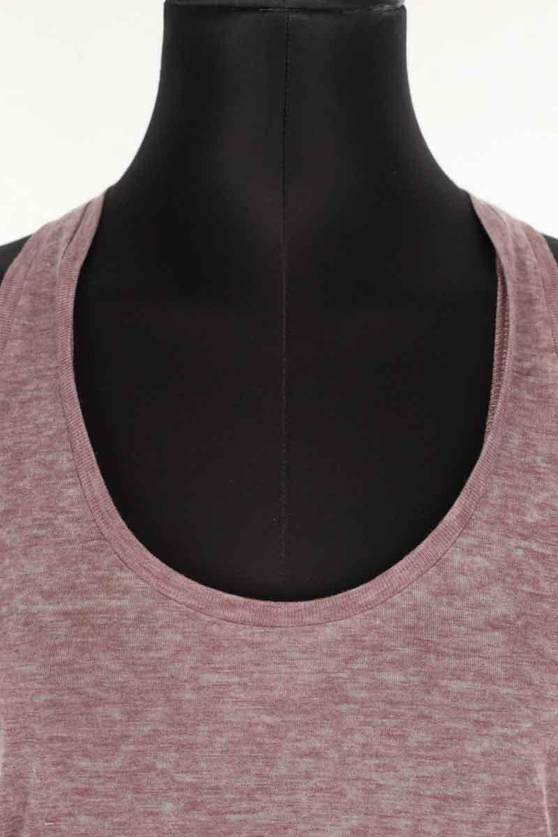 Sleeveless cotton top ISABEL MARANT - Seconde Main Brown