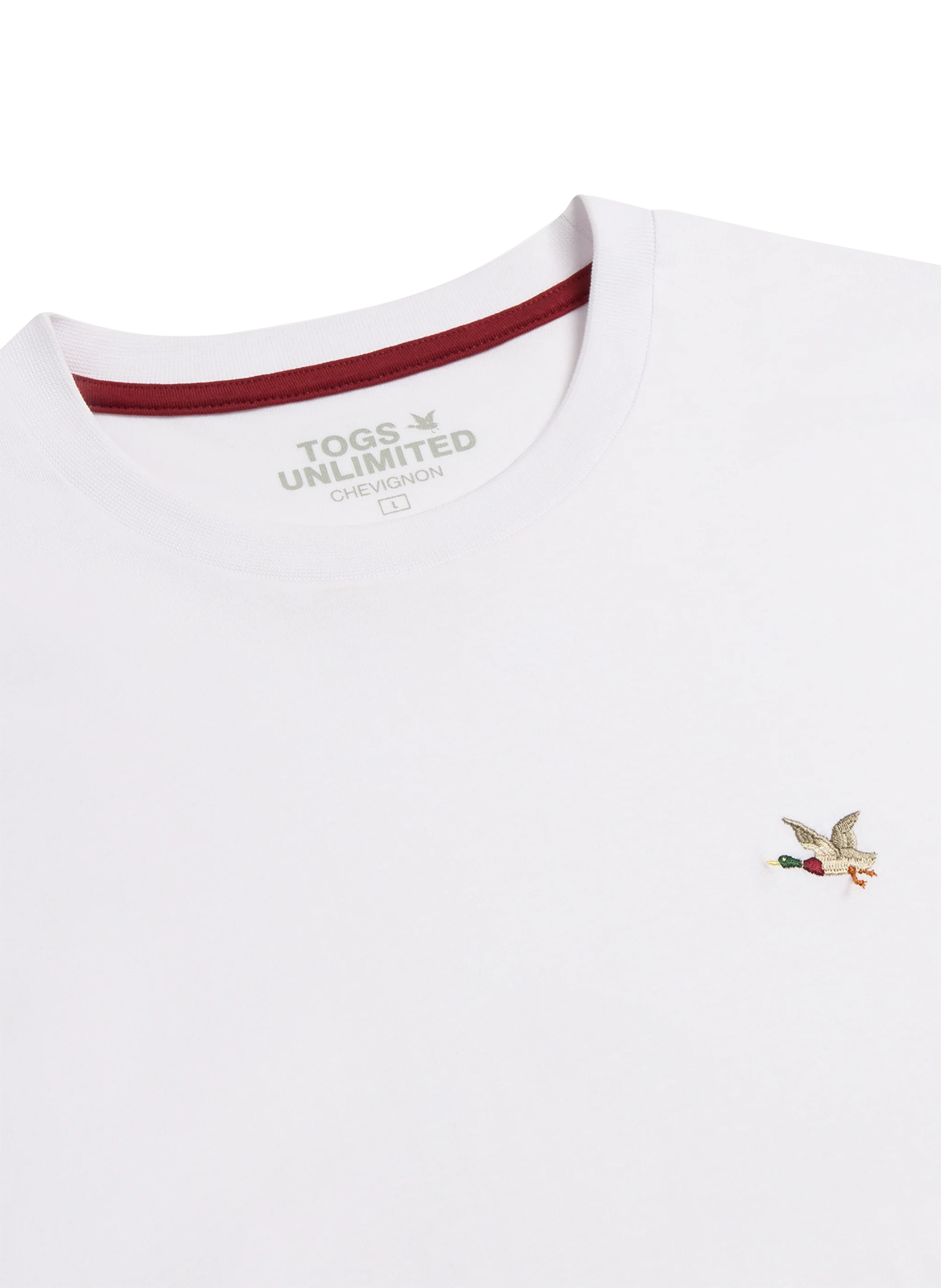 Straight screen-printed cotton T-shirt CHEVIGNON White