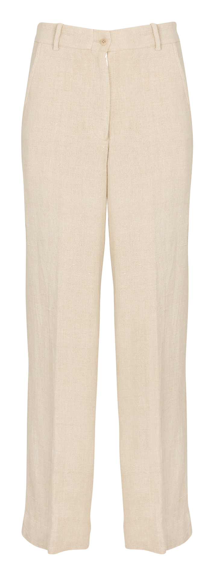Straight linen trousers LAURENCE BRAS Beige