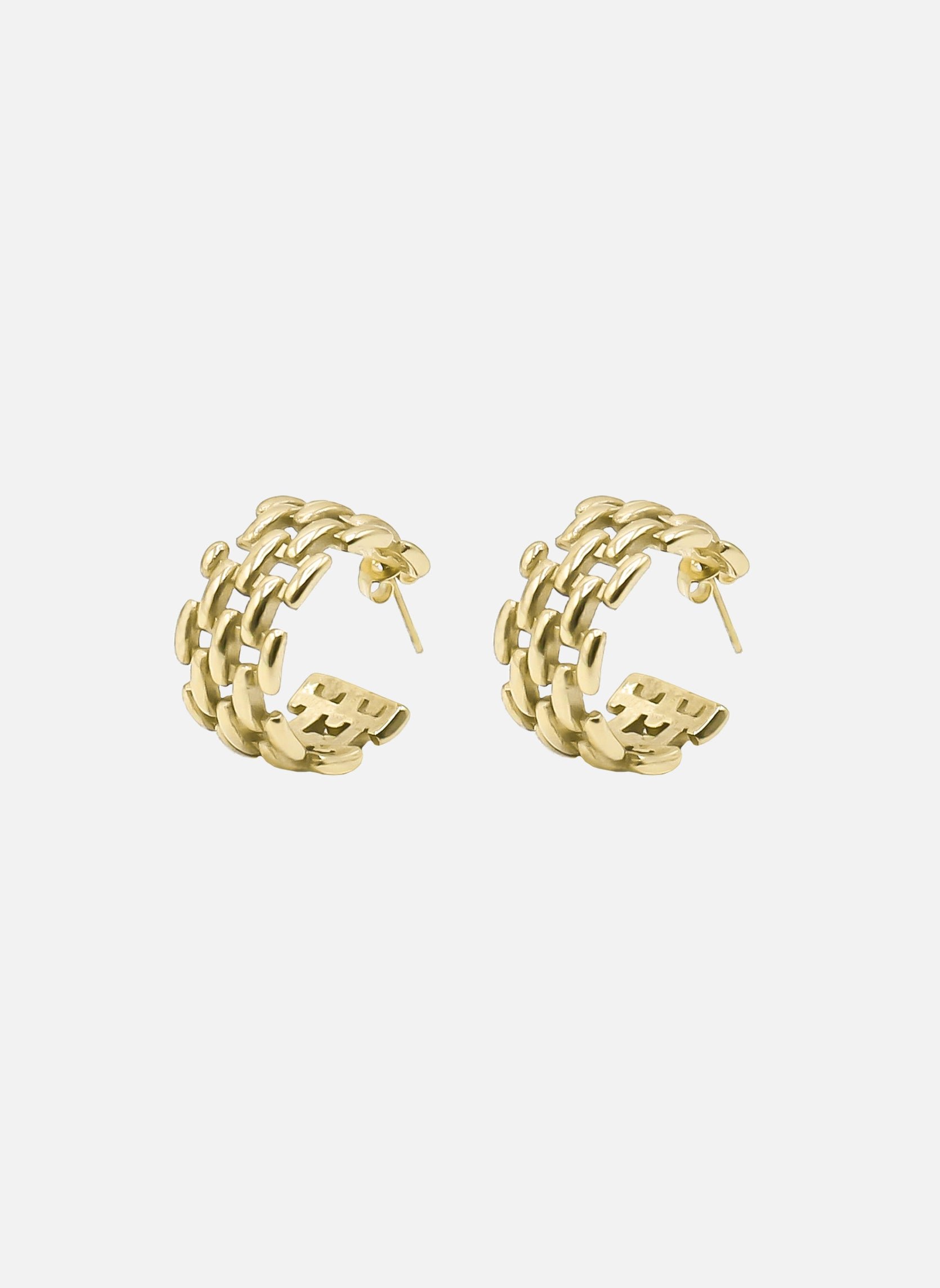 Florine hoop earrings AEC Paris Golden