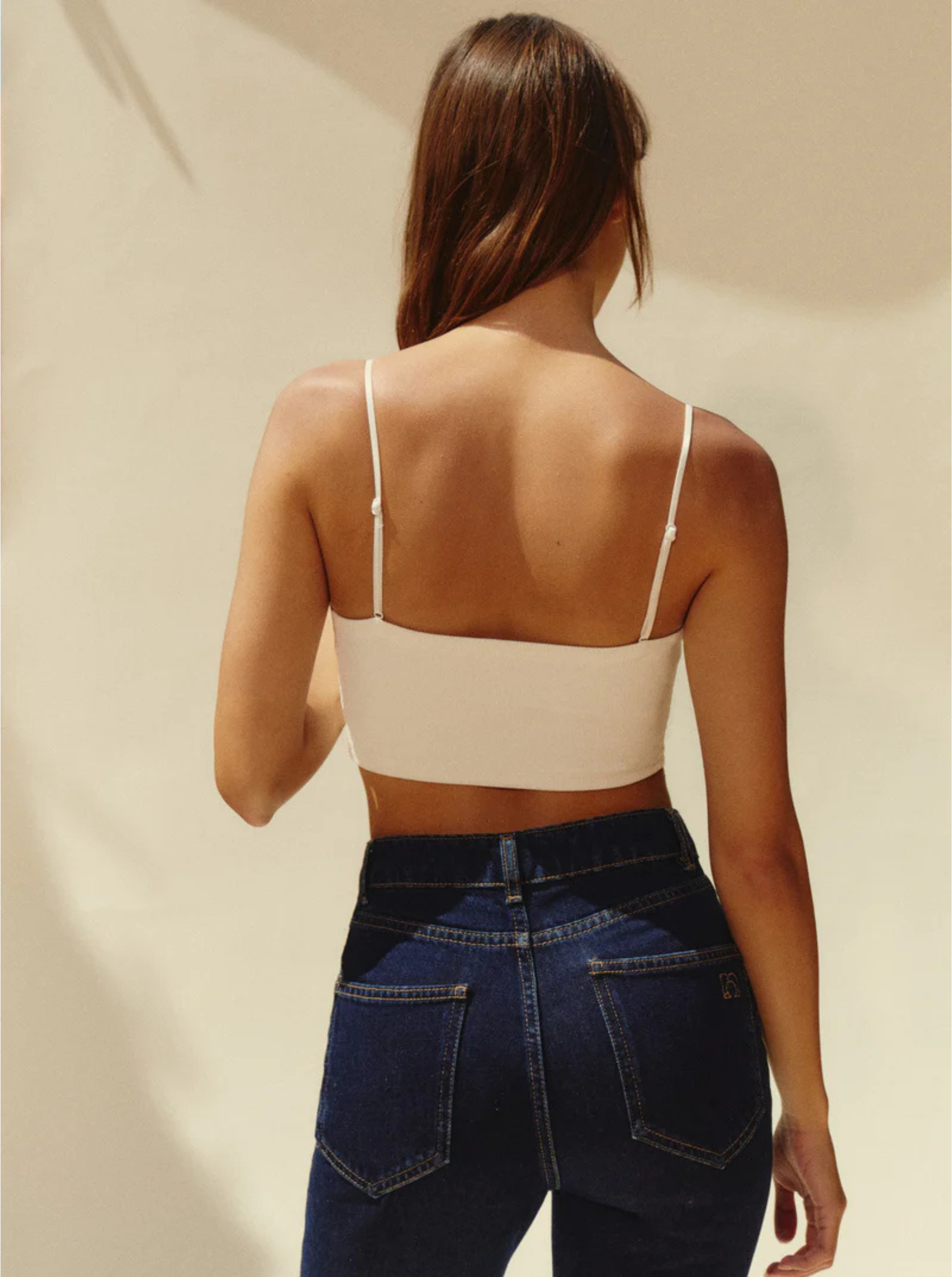 Brassière straight white NOO Blanc