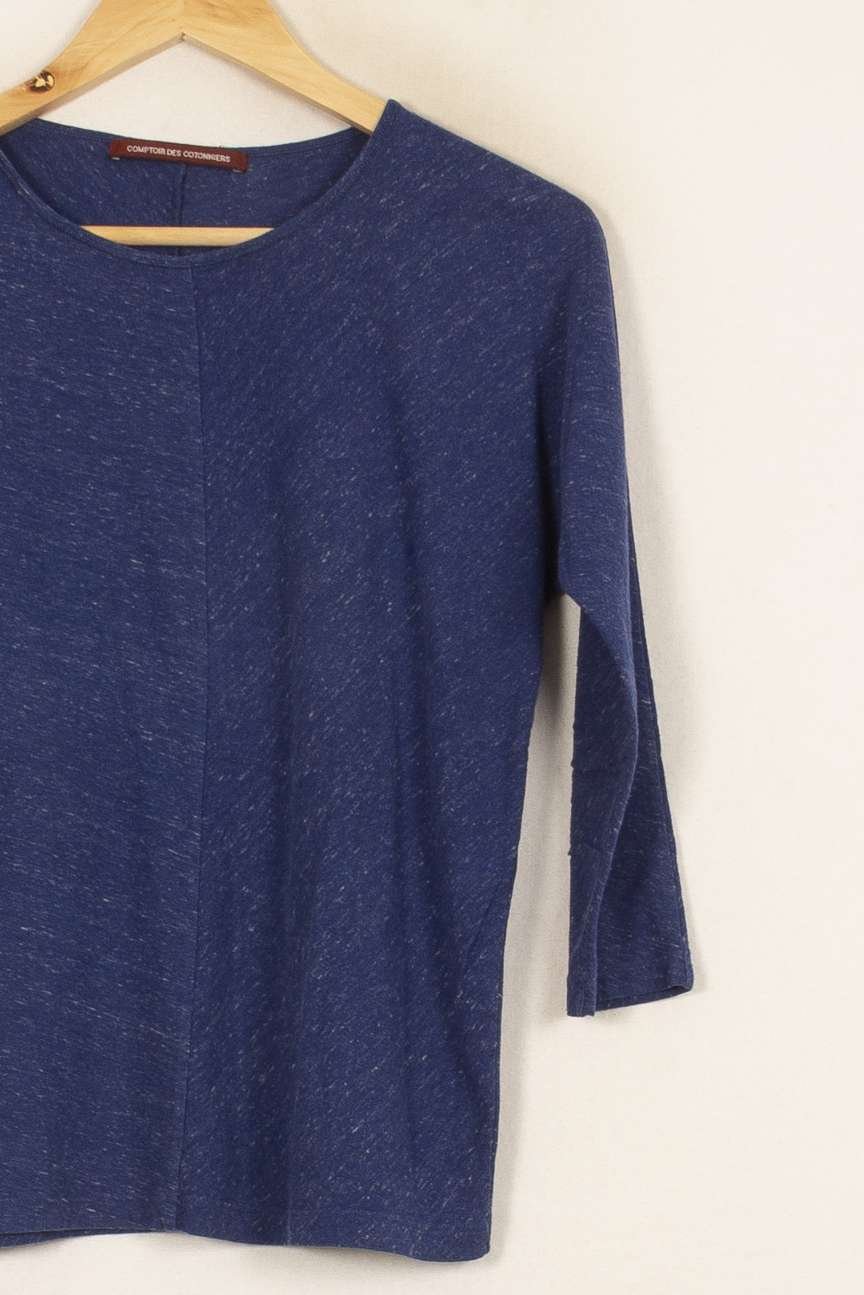 Tommy Badge T-shirt COMPTOIR DES COTONNIERS - Seconde main Blue