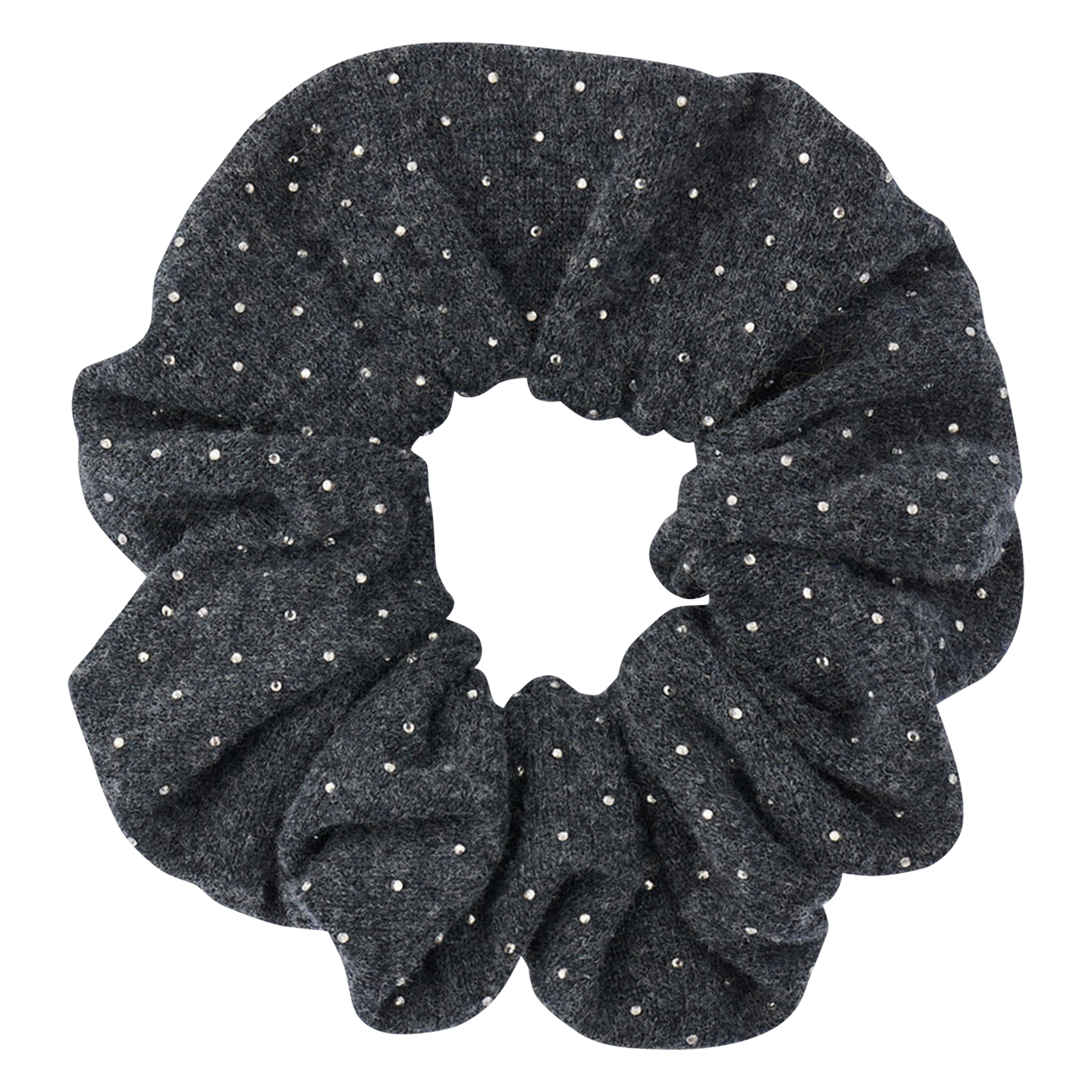 Mixed wool scrunchie SANDRO Grey