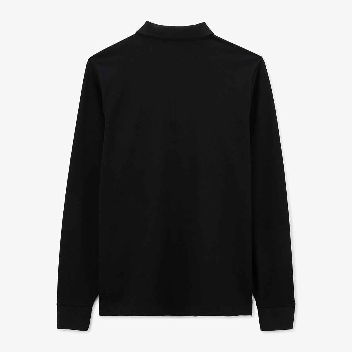 Long-sleeve polo with zip SERGE BLANCO Black