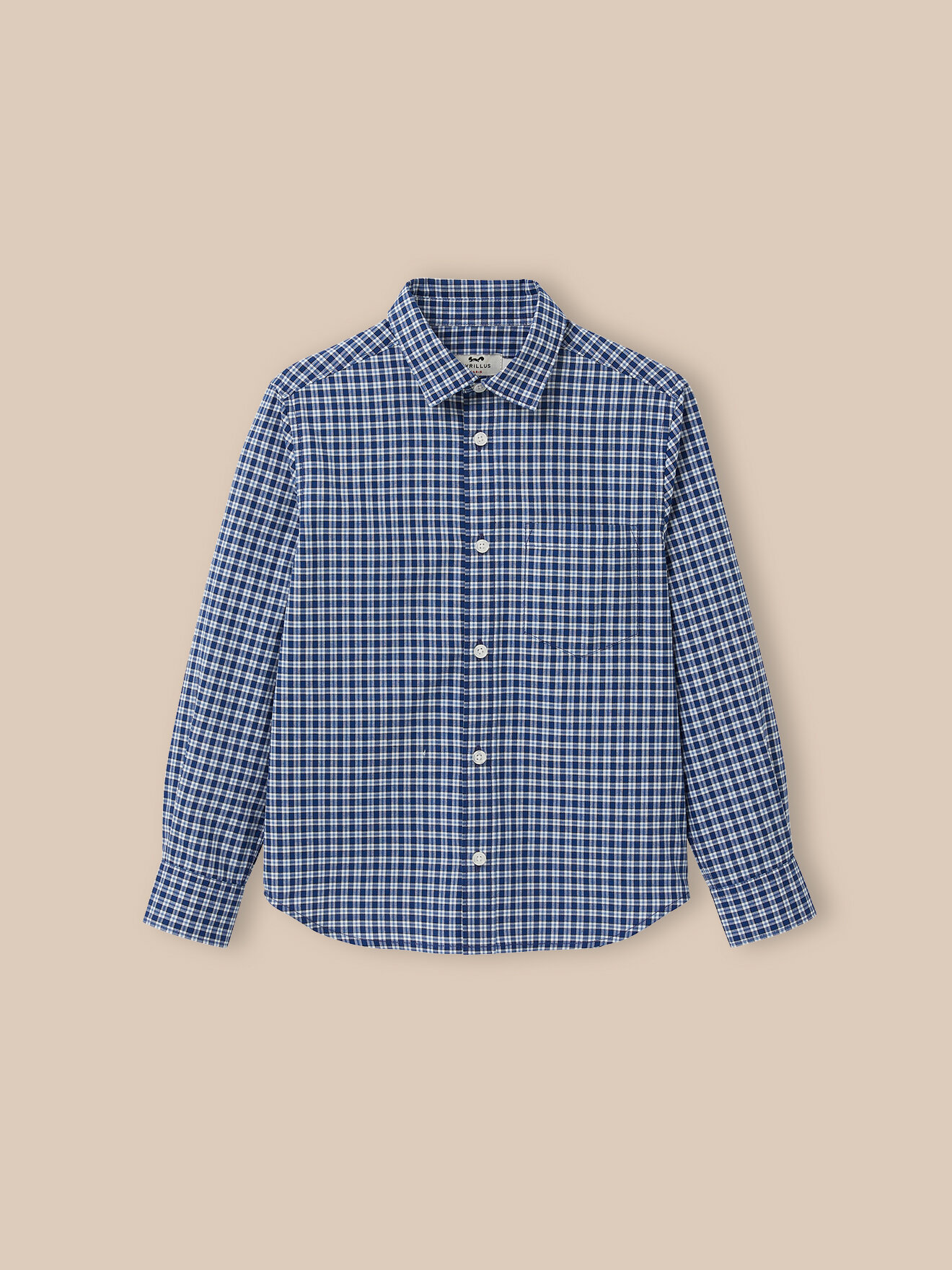 Bead-embroidered dress CYRILLUS Blue