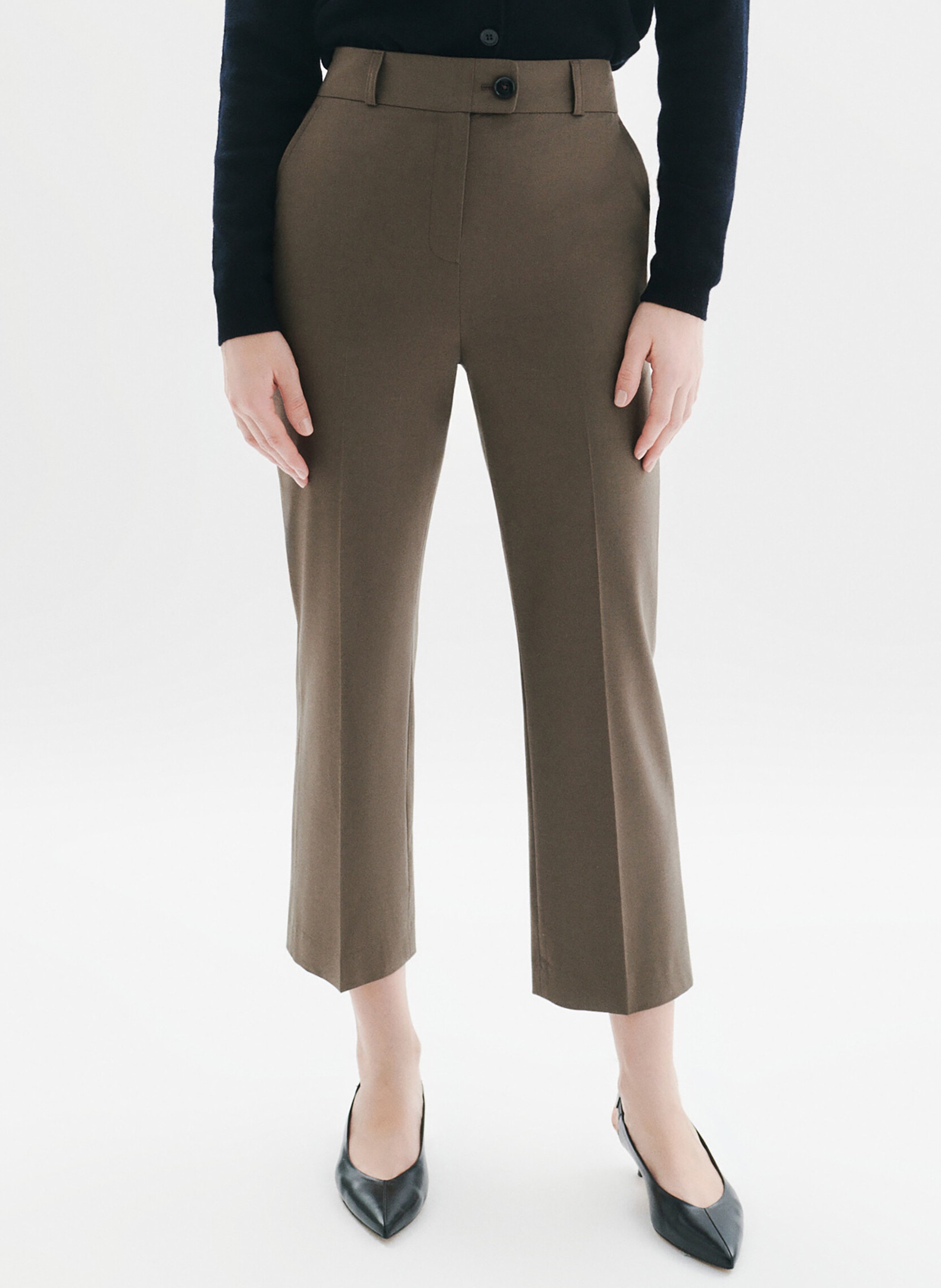Carrot trousers CAROLL Brown