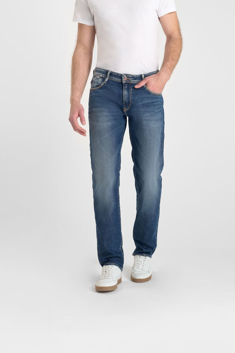 Straight leg jeans, length 34 LE TEMPS DES CERISES Blue