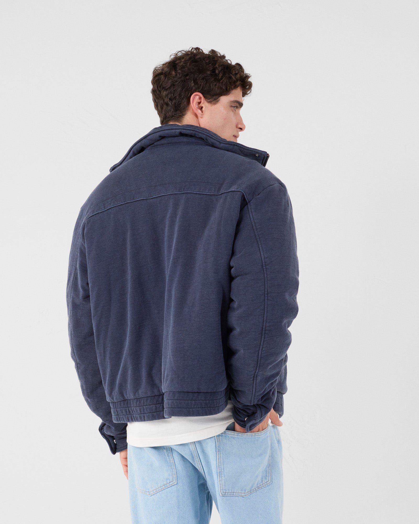 Hank jersey bomber jacket JOTT Blue