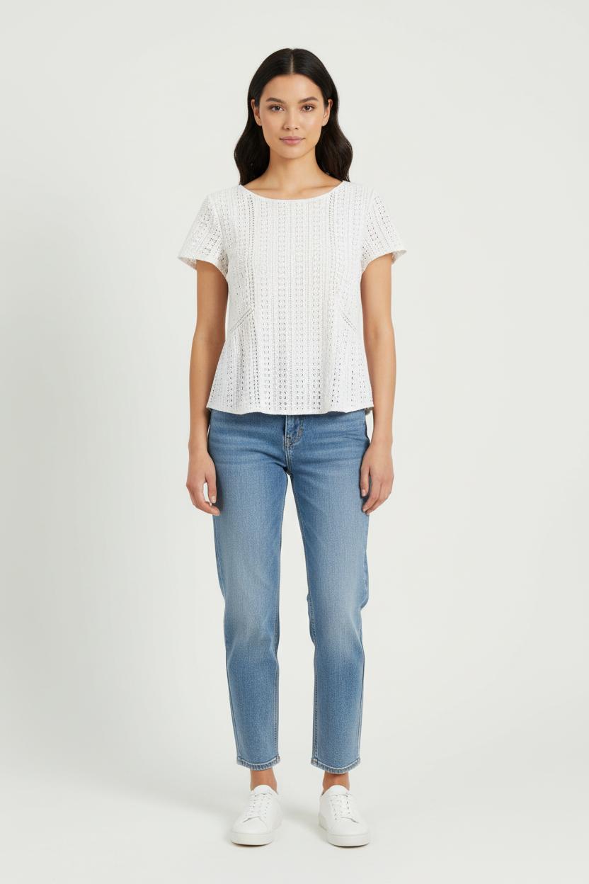 Tommy Badge T-shirt SEZANE - Seconde main White