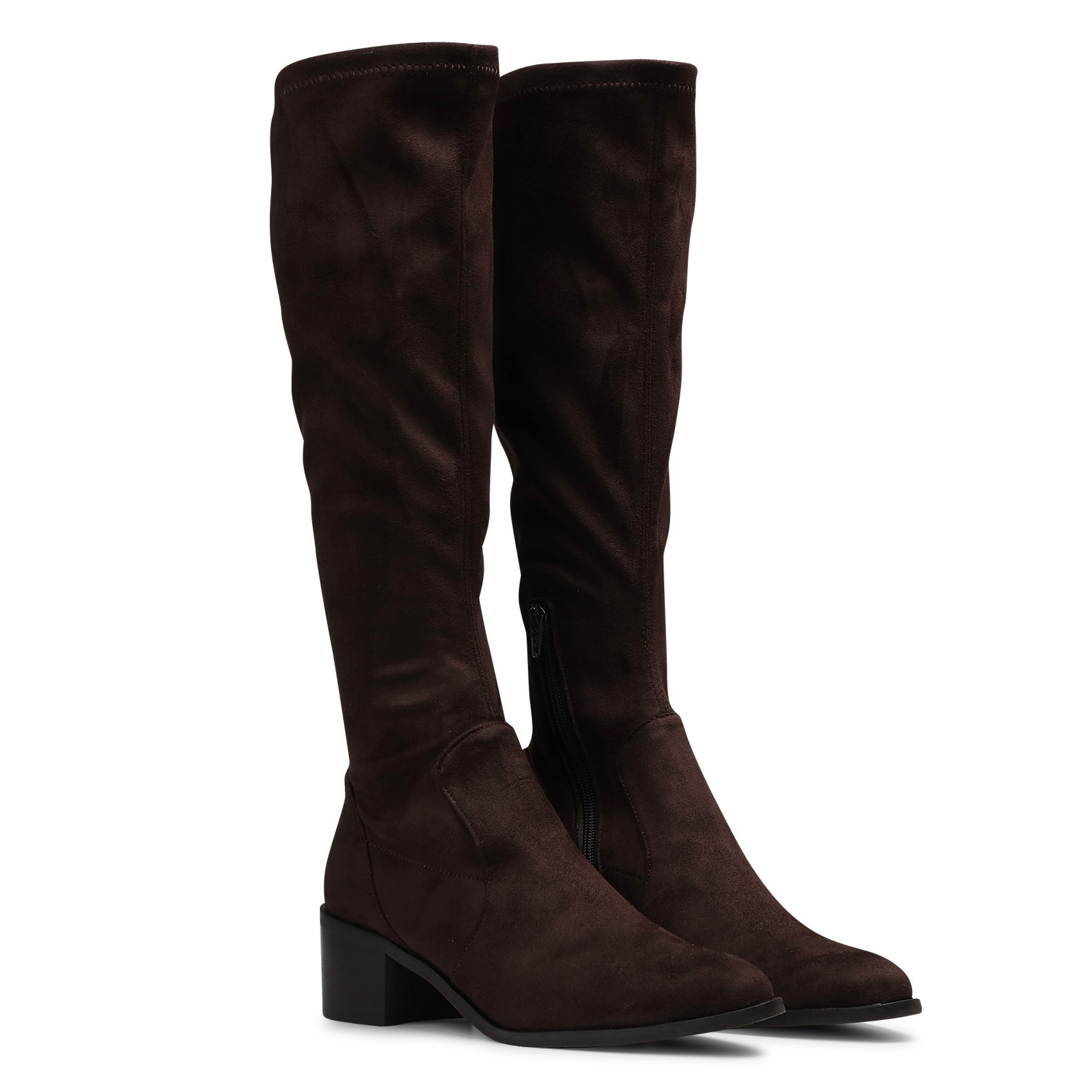 Bottes en cuir velours JB MARTIN Marron