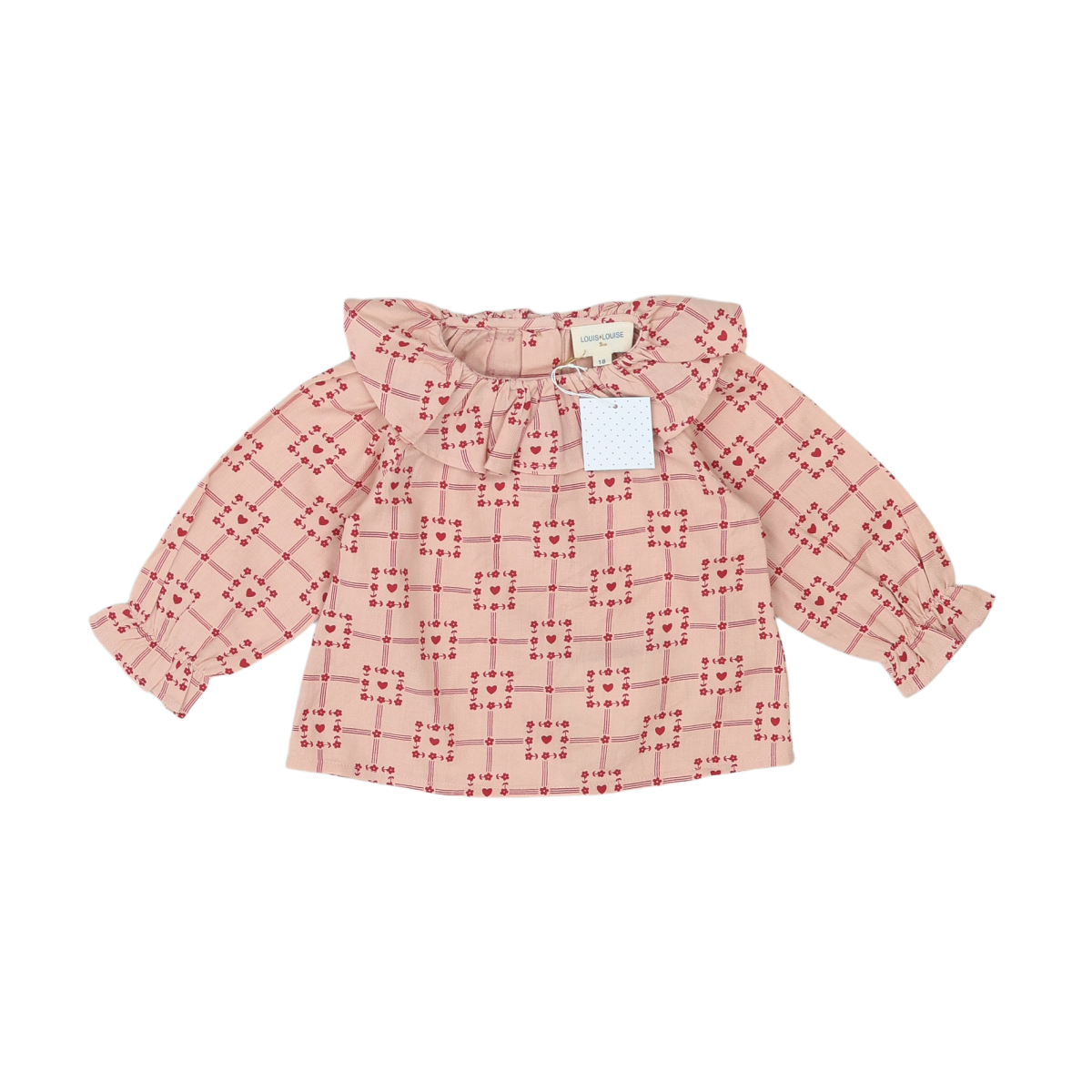 Pink Baby Blouse - 6 months LOUIS LOUISE - Seconde Main Pink