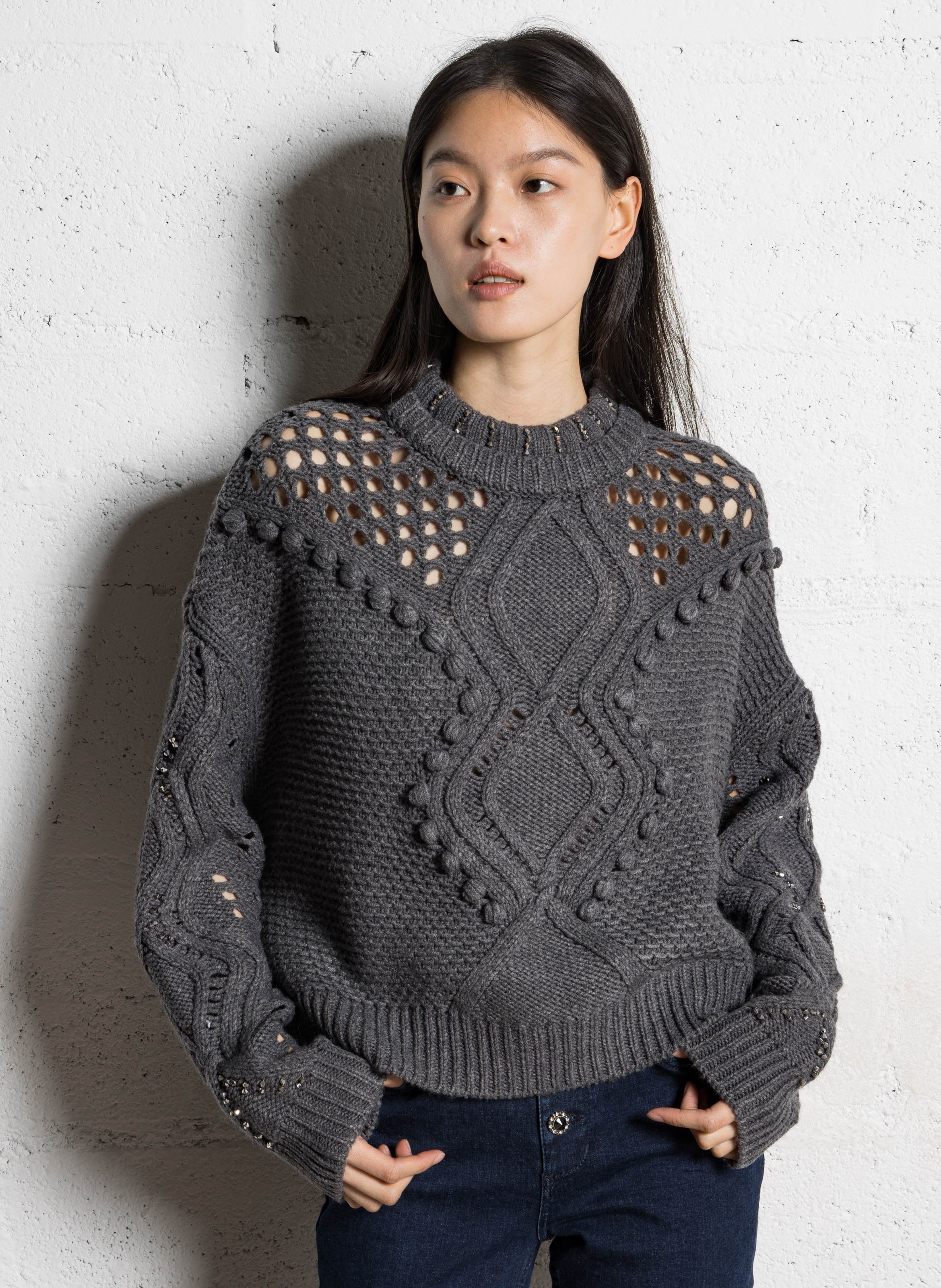 Pull oversize col rond LIU JO