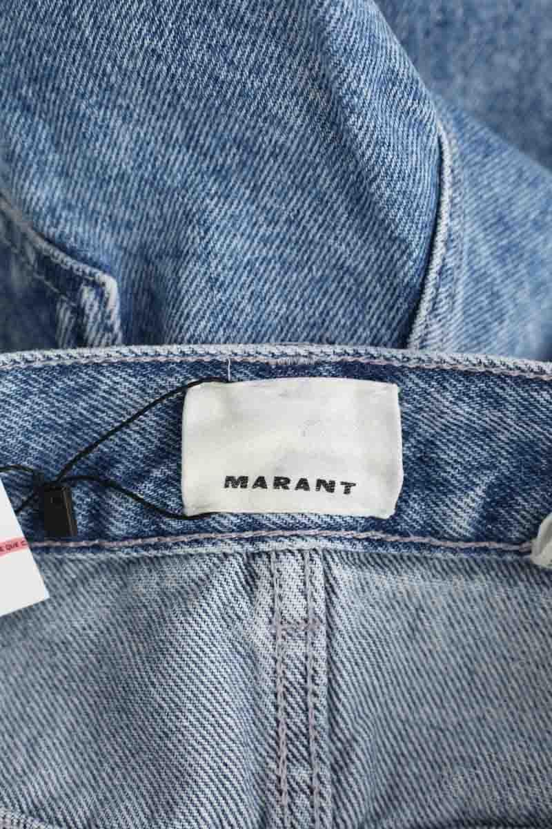 - Straight-leg jeans
- 5 pockets
- Straight cut
- Faded effect ISABEL MARANT - Seconde Main Blue