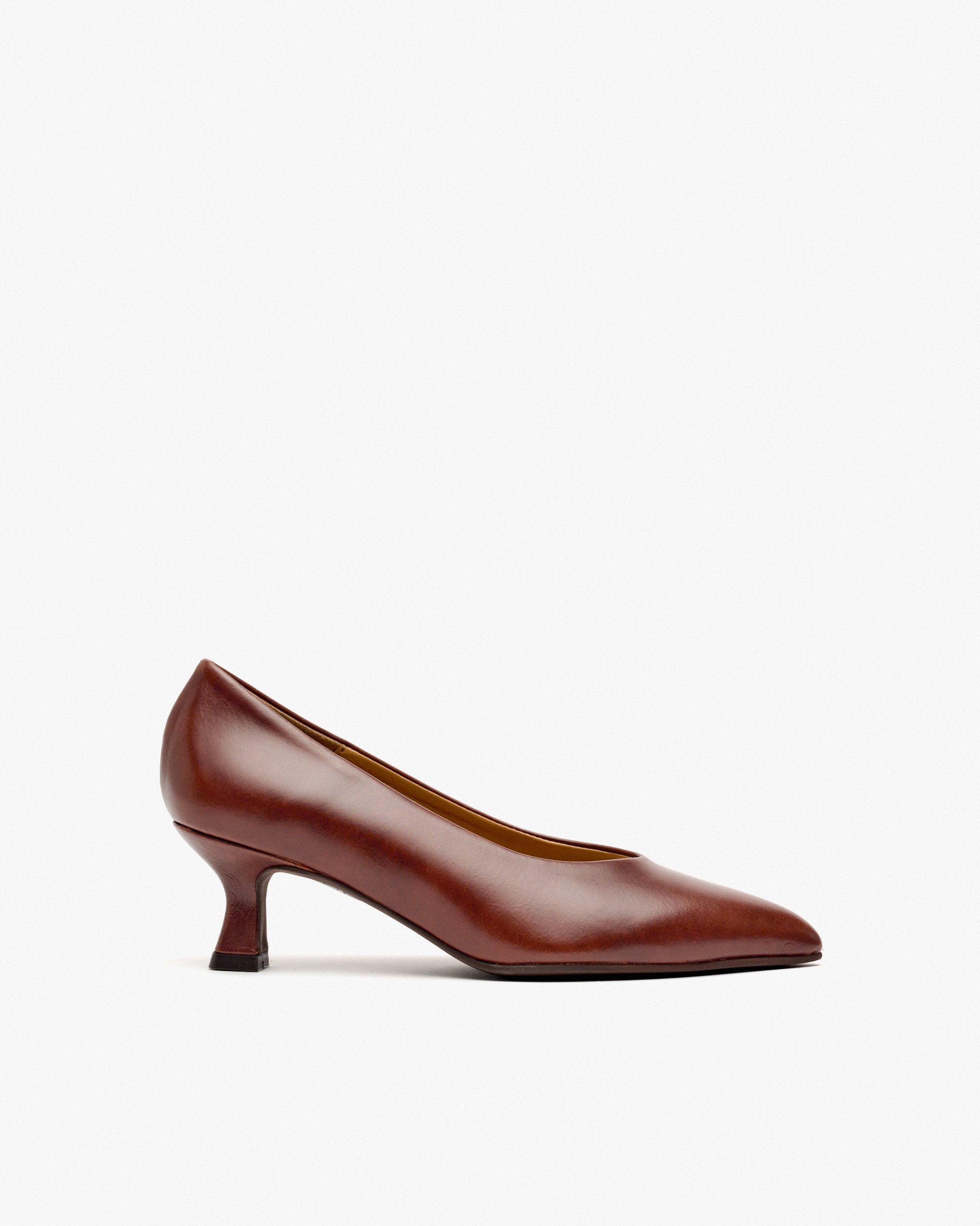 Brown leather pumps PEDRO MIRALLES Brown