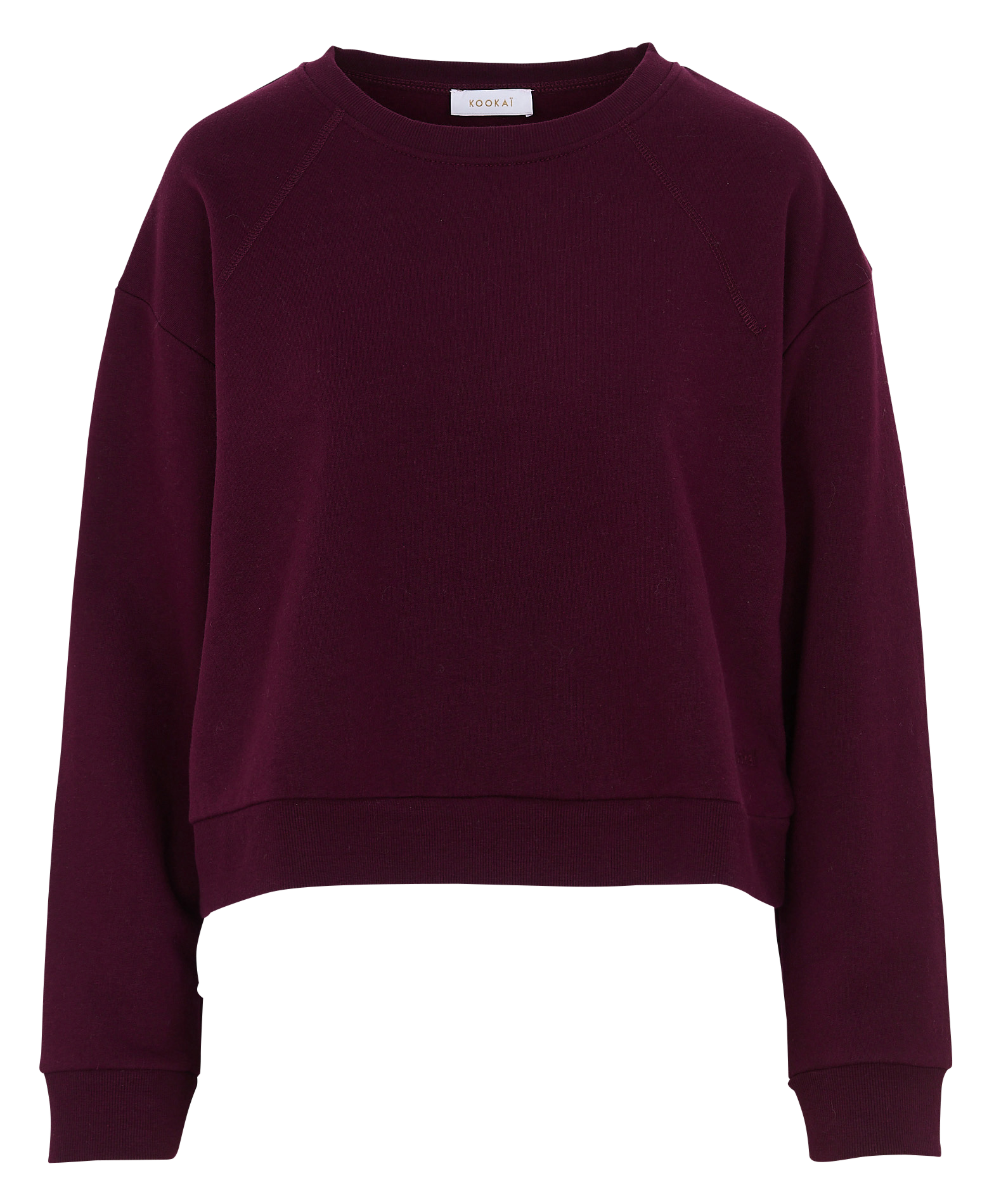 Sweat col rond en coton mélangé KOOKAI Rouge